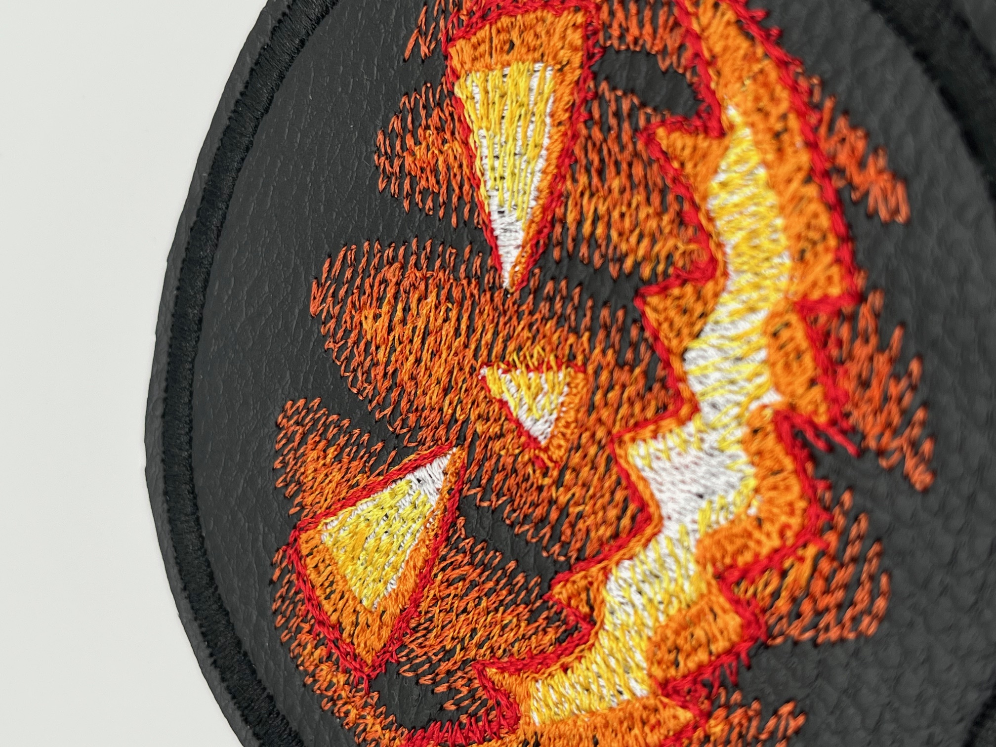 Geborduurde Onderzetter Pompoen