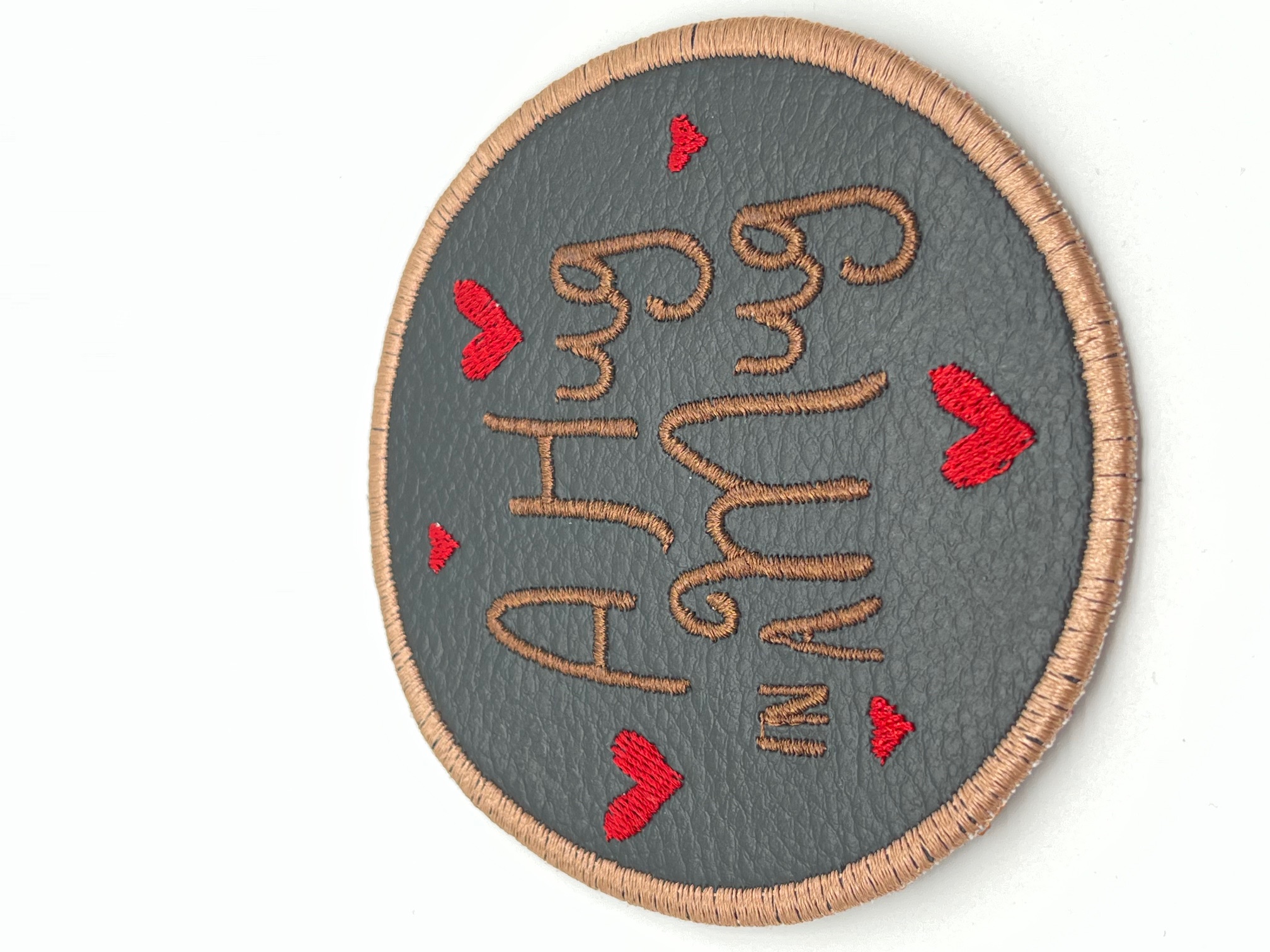 Geborduurde Onderzetter Hug in a Mug