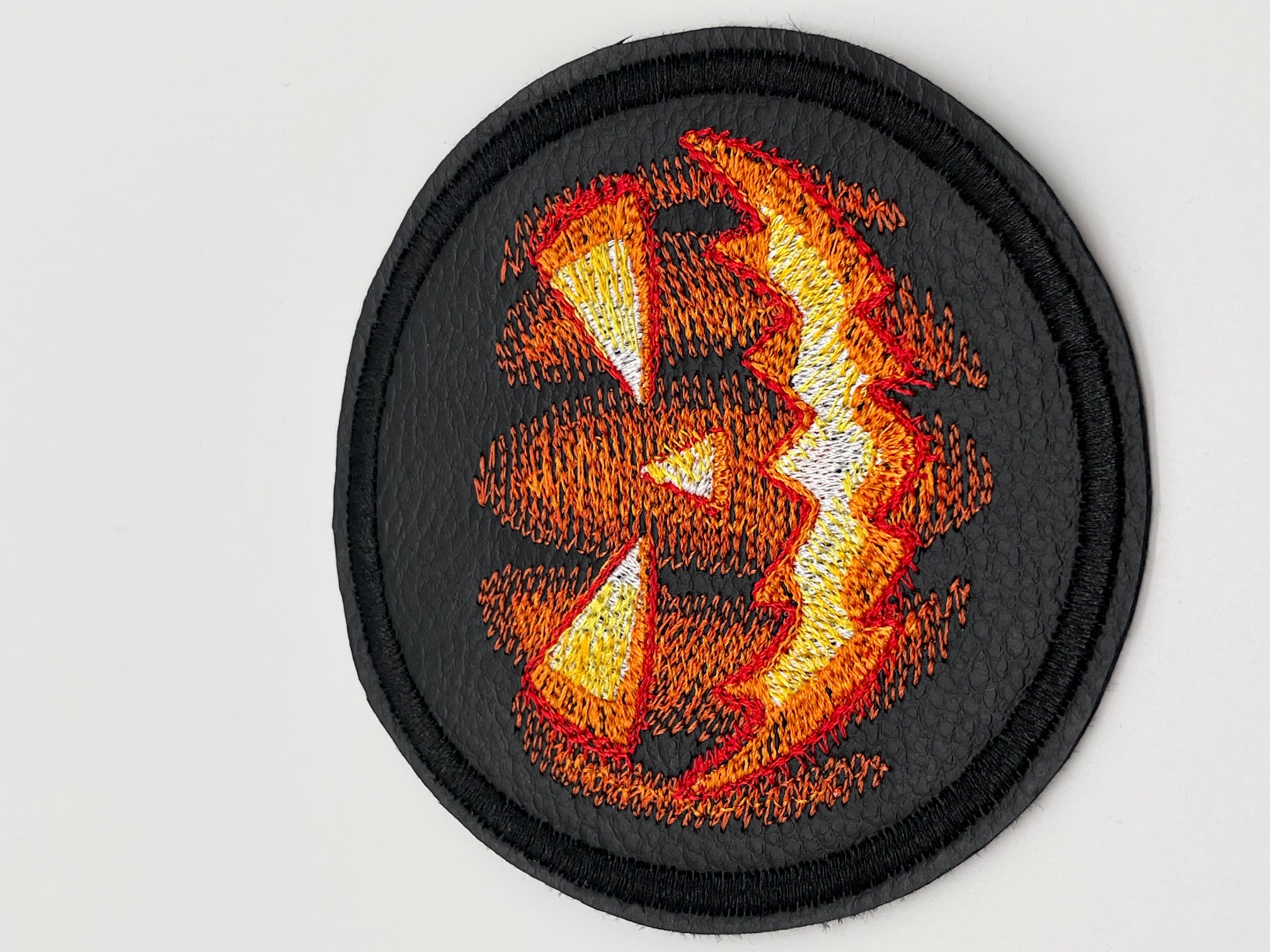 Geborduurde Onderzetter Pompoen, set van 4