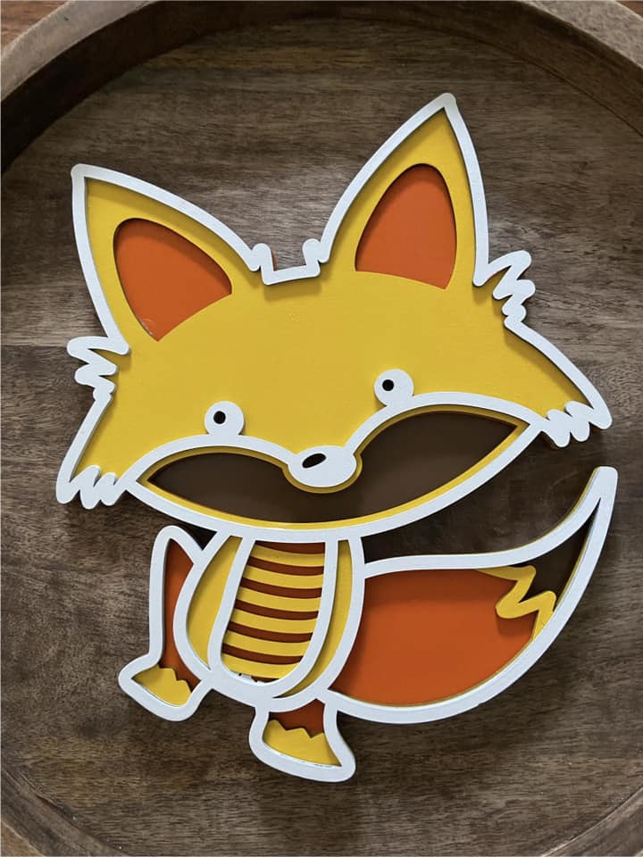 Mandala Art - Baby Fox 