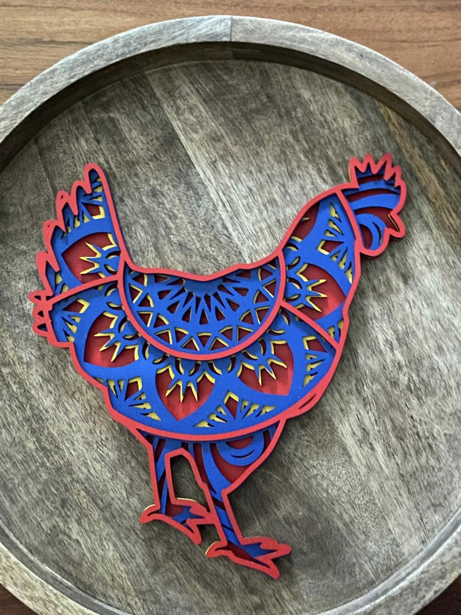 Mandala Art - Rooster