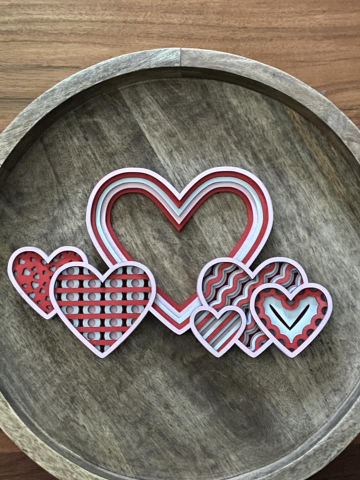 Mandala Art - Hearts 