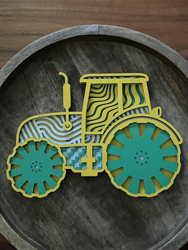 Mandala Art - Tractor 