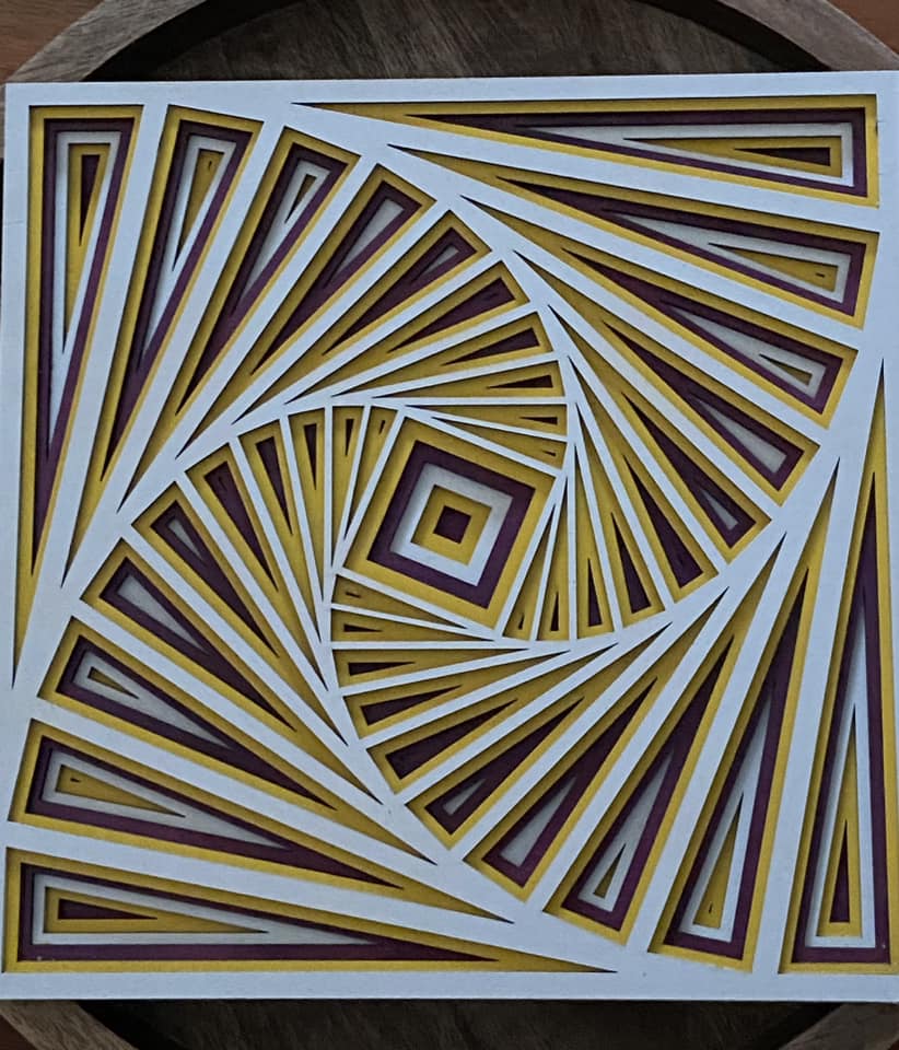 Mandala Art - 3D Twist