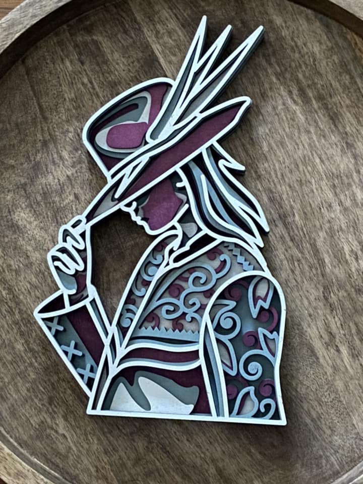 Mandala Art - Cowgirl 