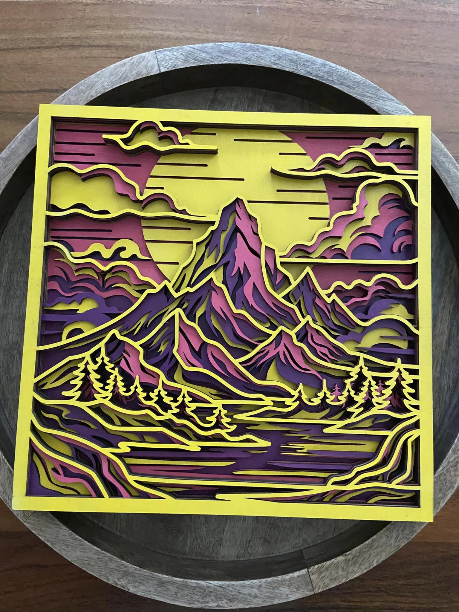Mandala Art - Mountains