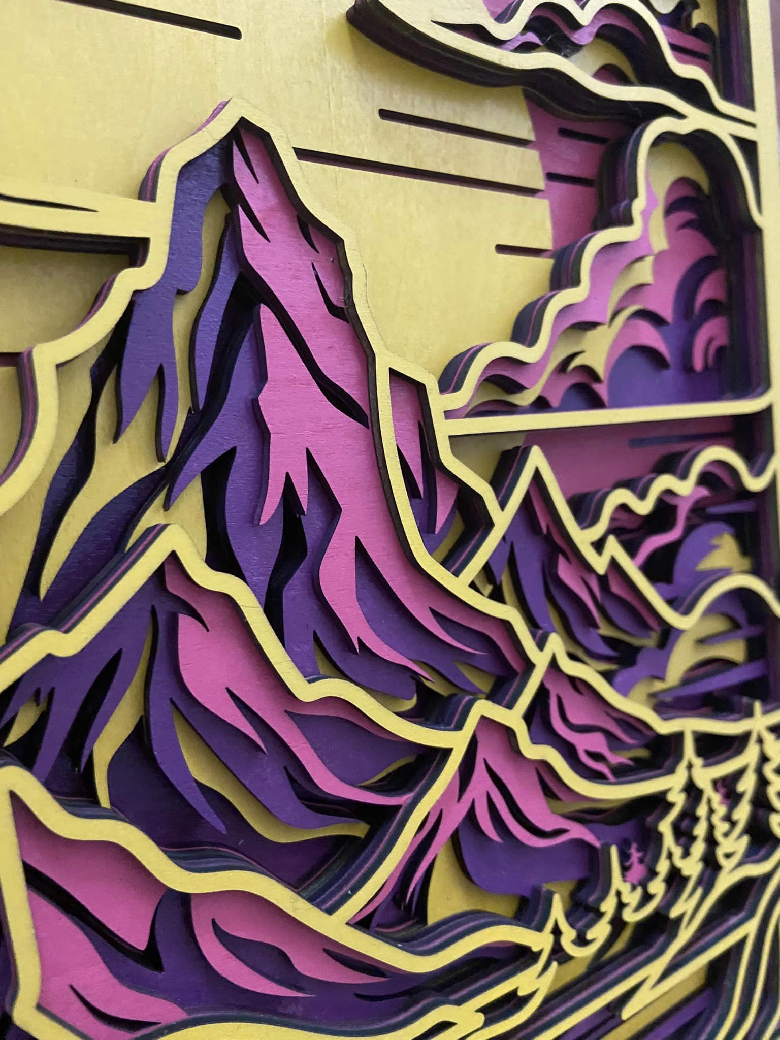 Mandala Art - Mountains