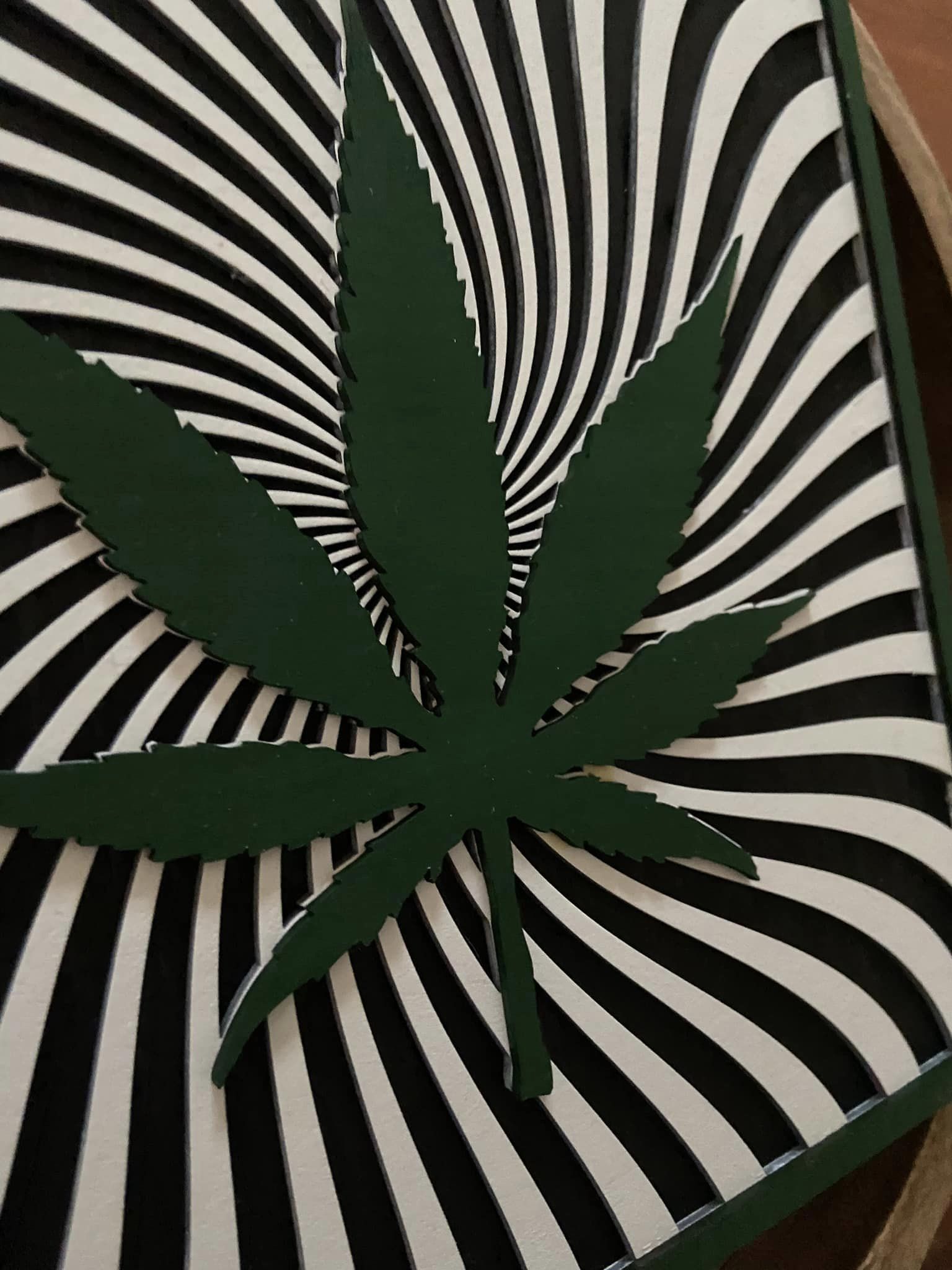 Mandala Art - "Bud" Leaf 