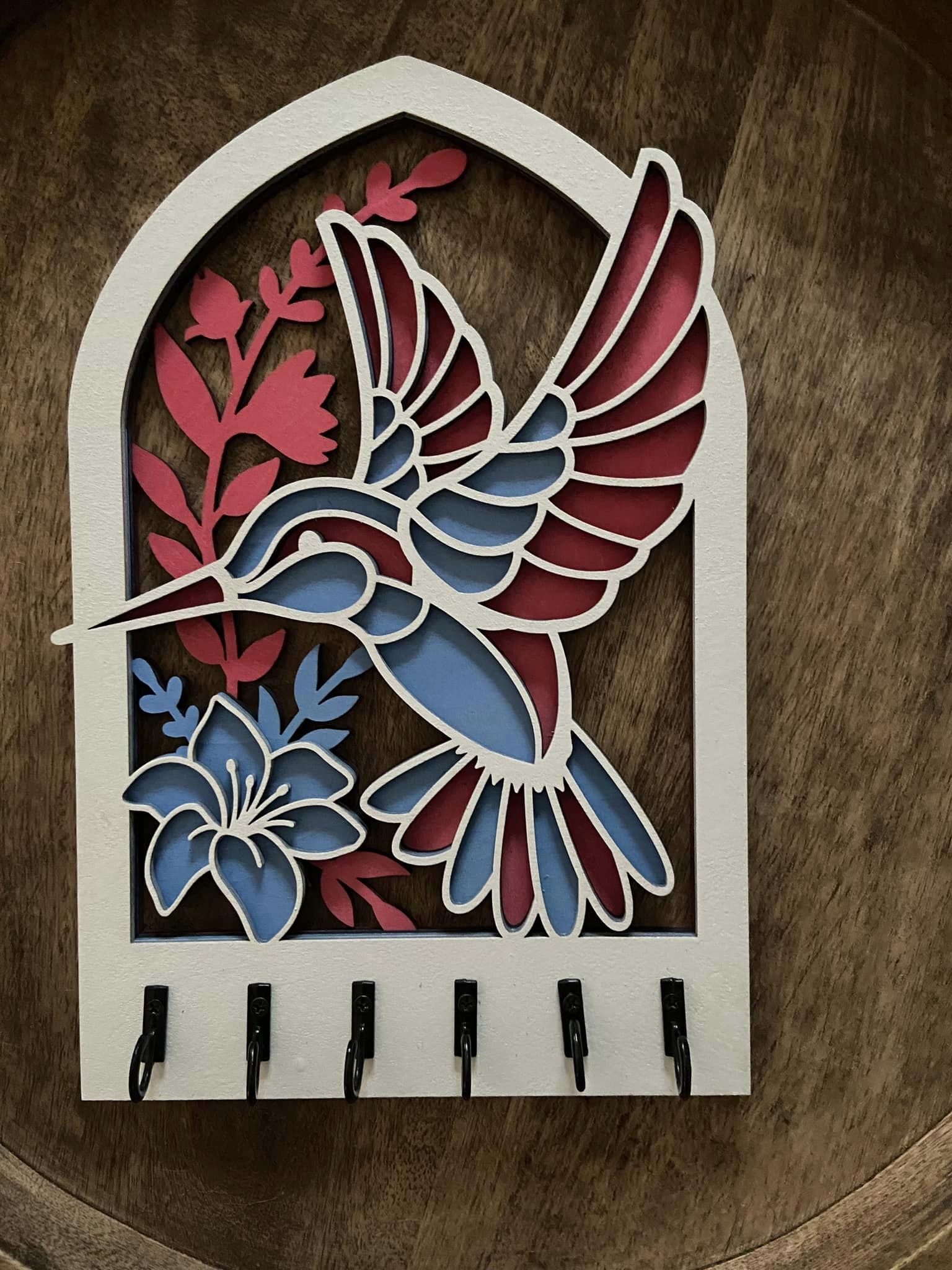 Key Holder - Humming Bird 