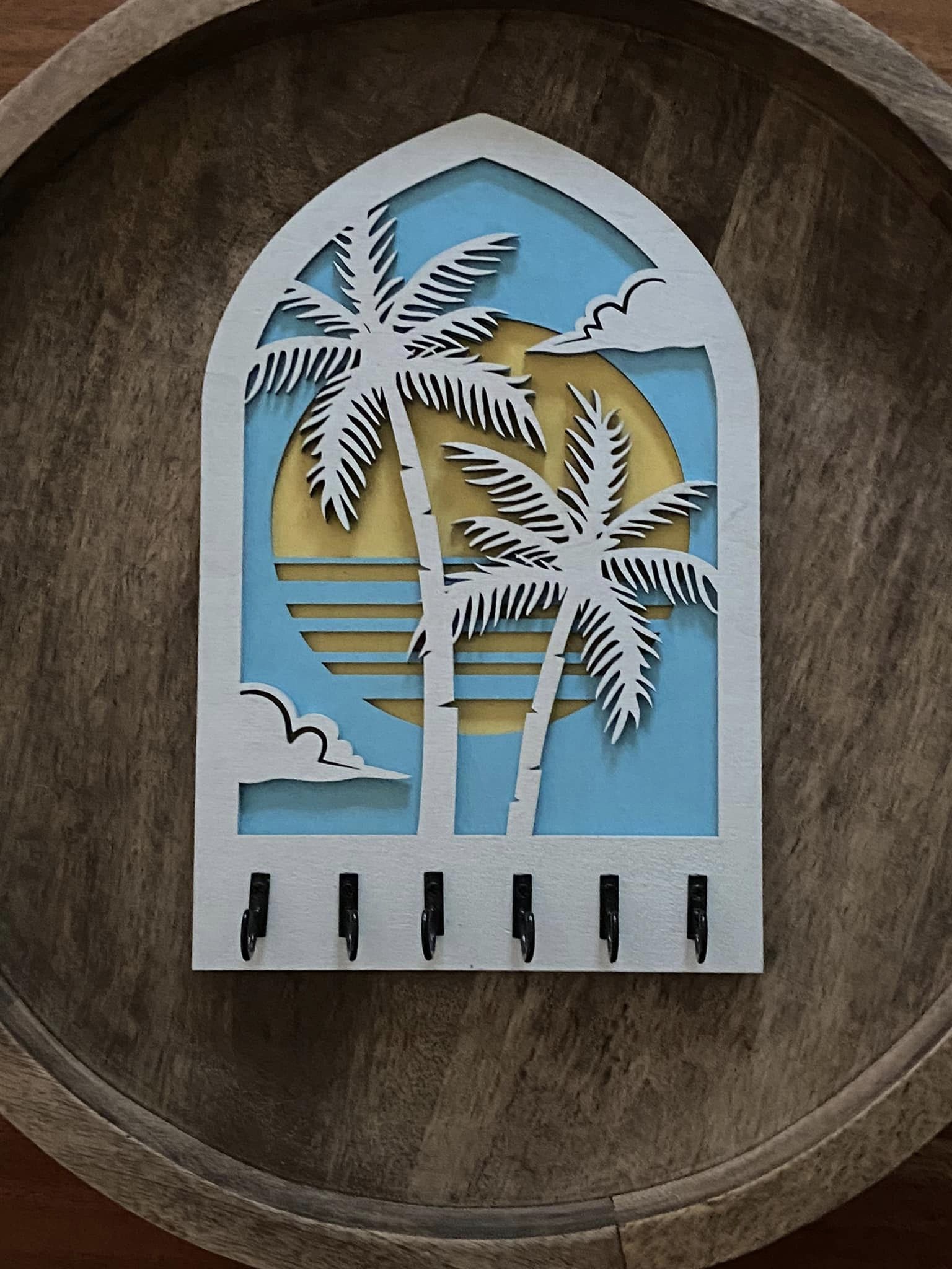 Key Holder - Palm Trees 
