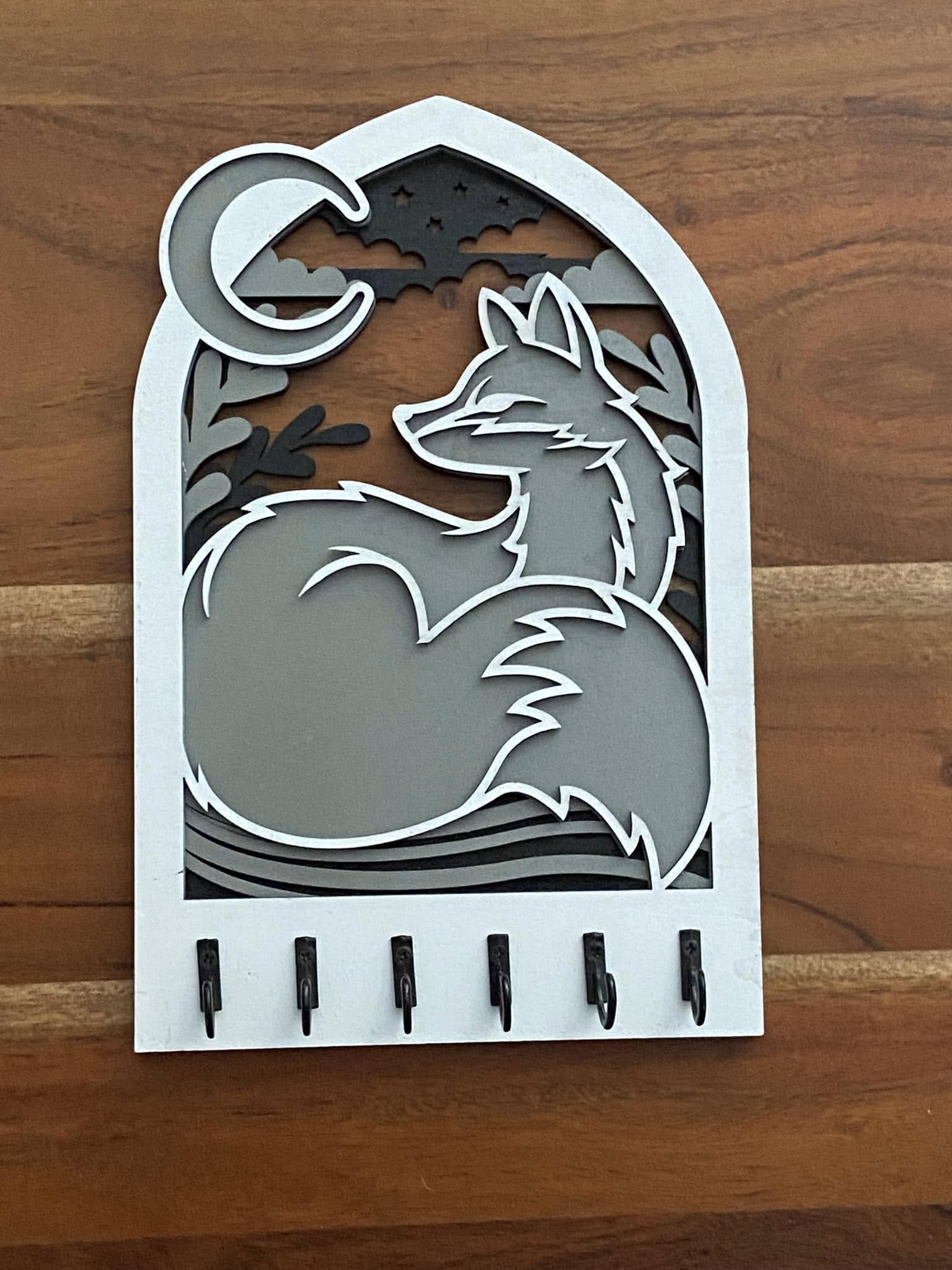 Key Holder -  Wolf 
