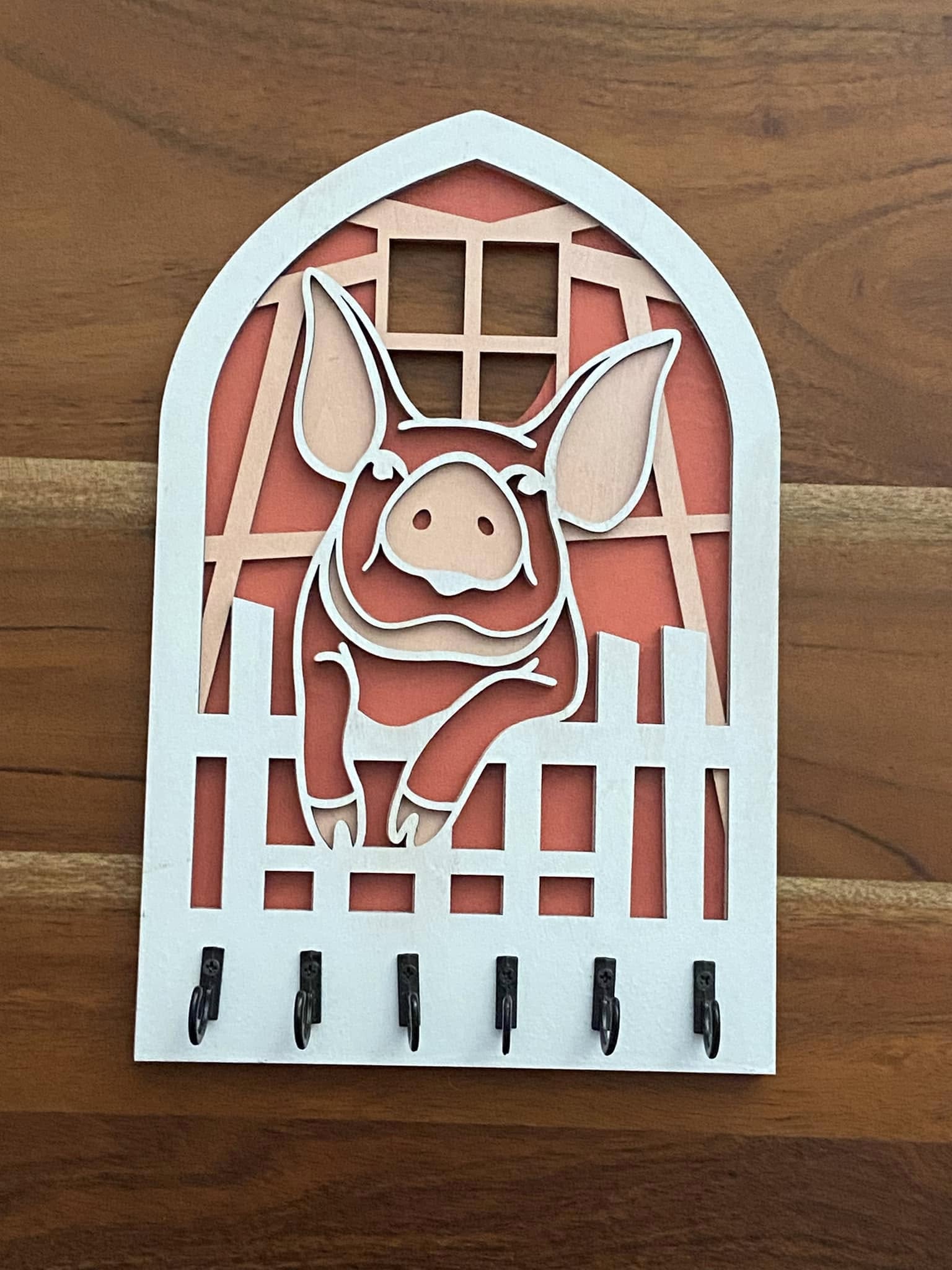 Key Holder - Pig 