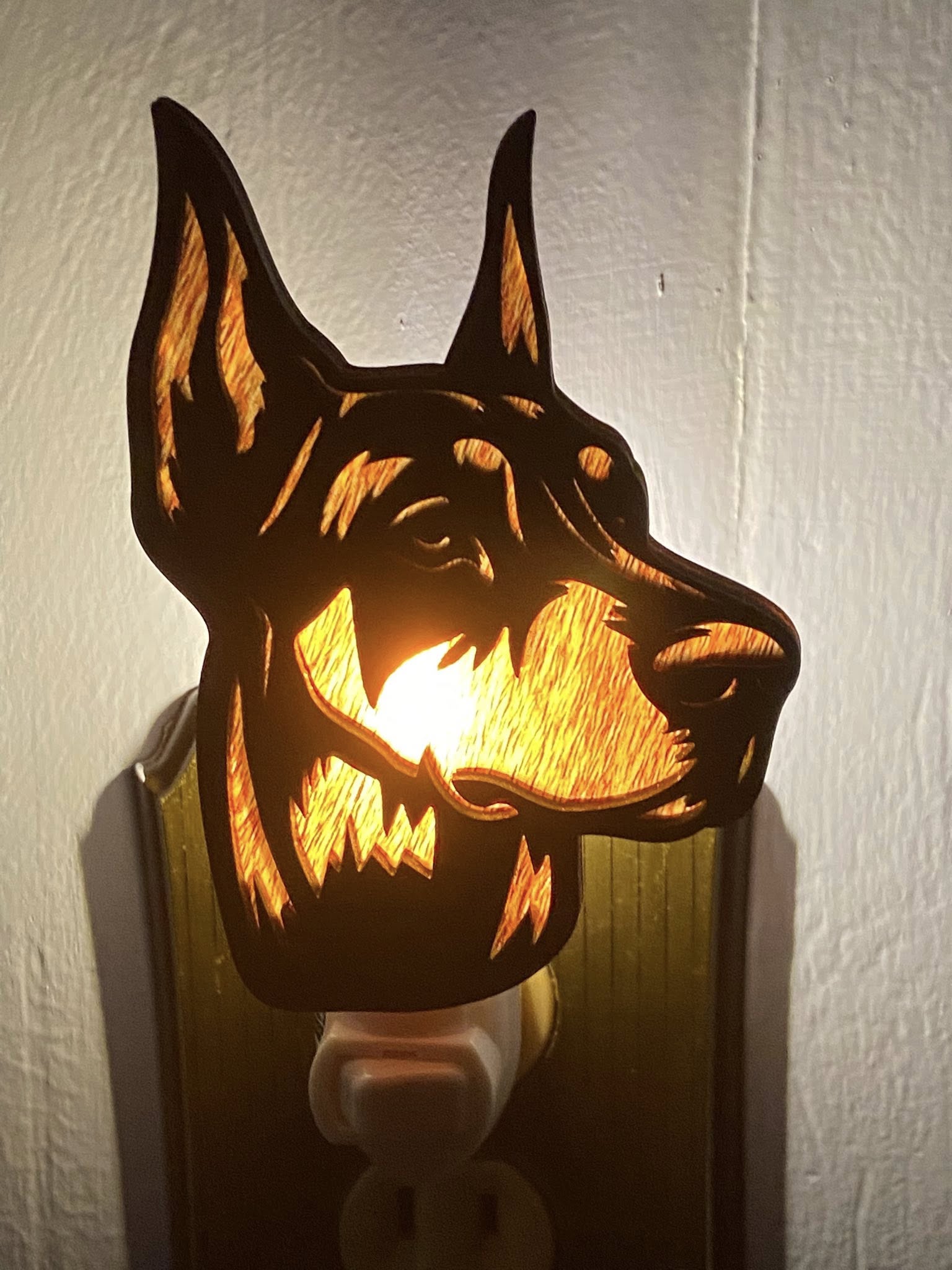 Doberman Nightlight