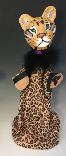 Oscar the Ocelot Puppet