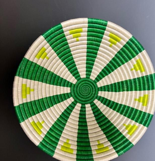 Green & Cream Bowl