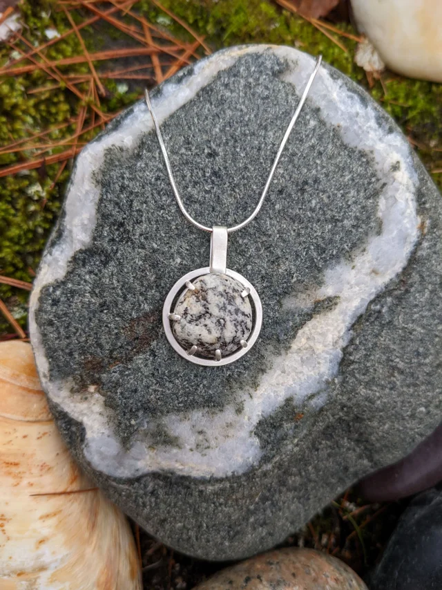 Speckled Granite Pendant