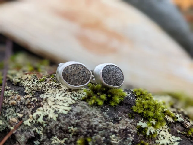 Rock Stud Earrings #3