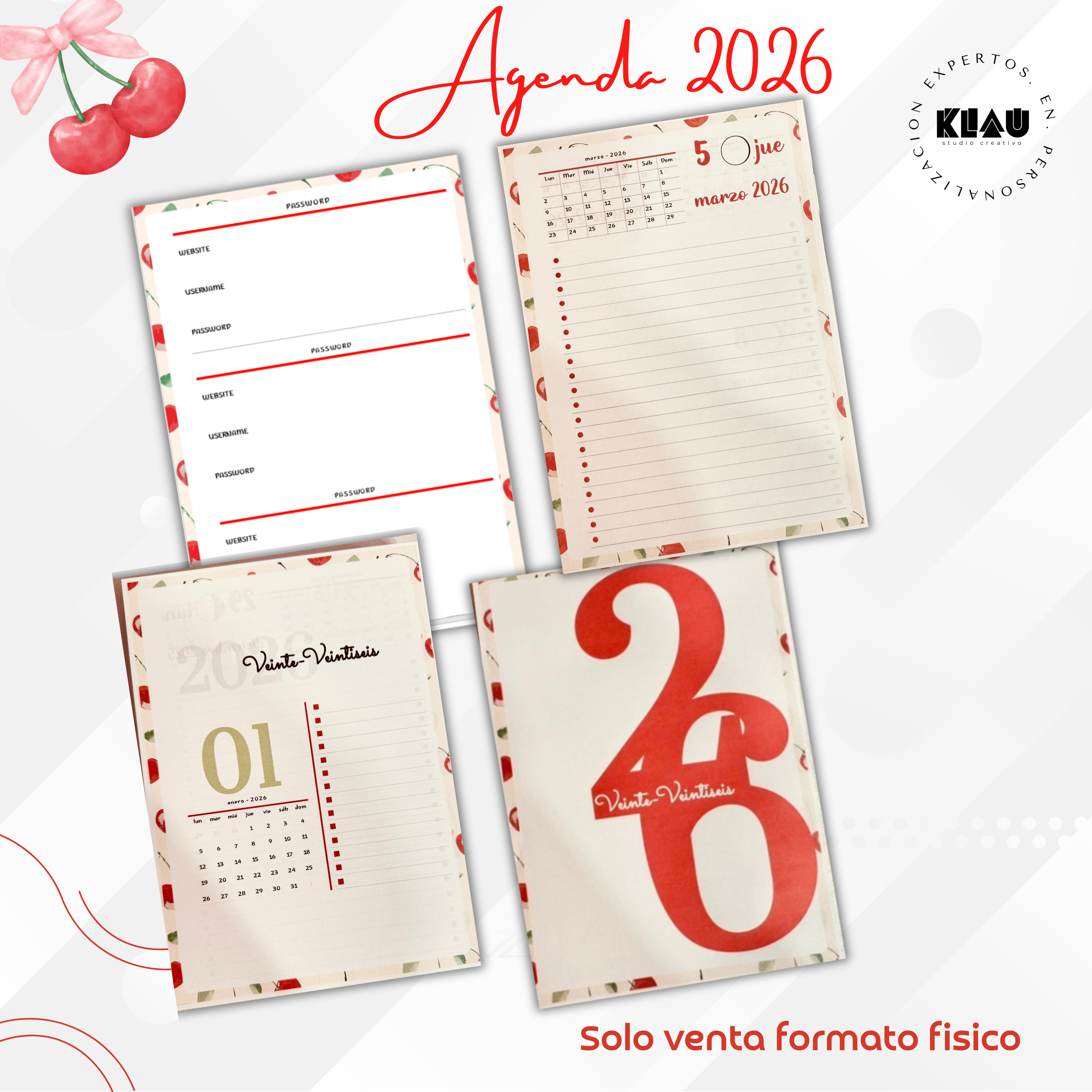 Agenda A5 Cherrys 2026