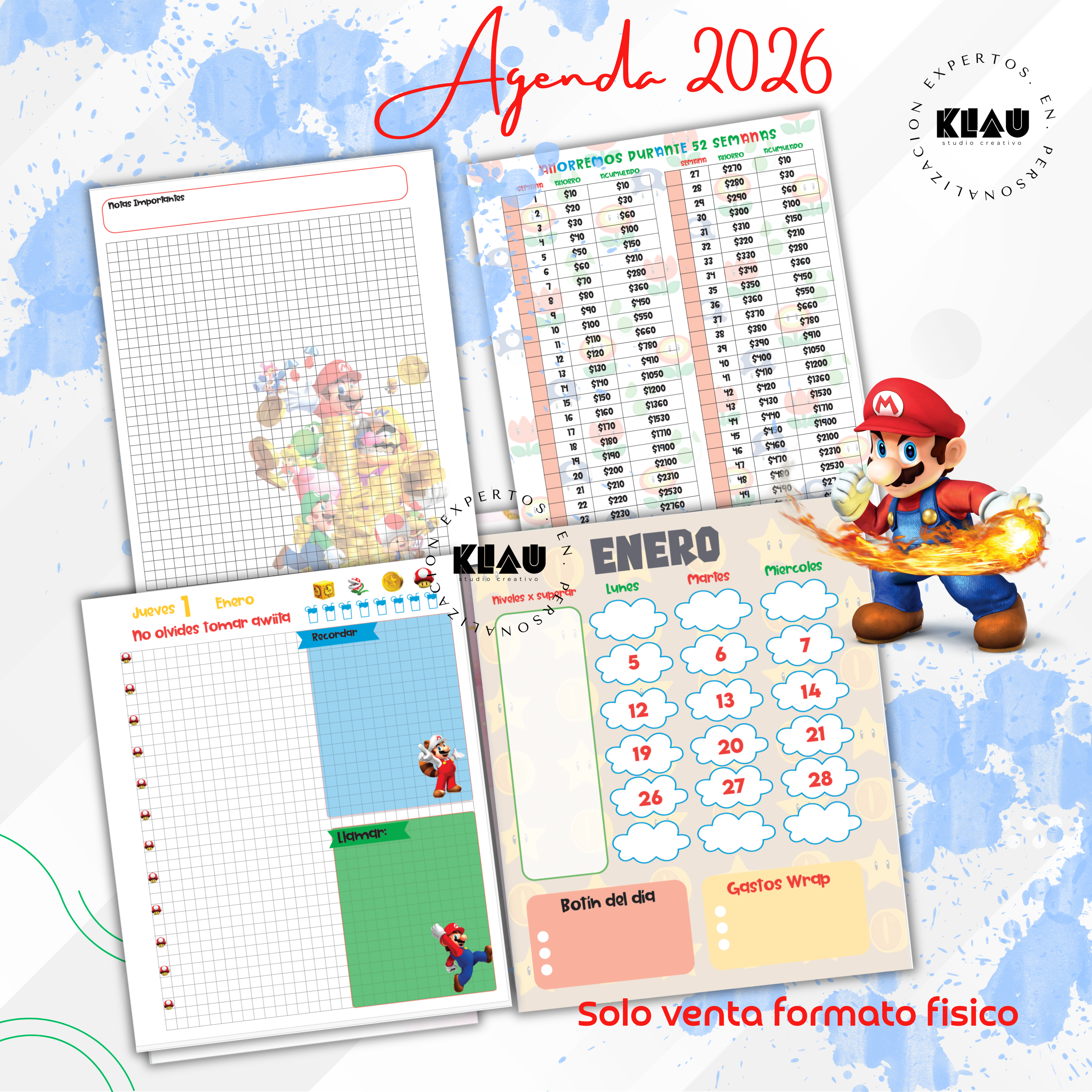 Agenda Mario Bross 2026
