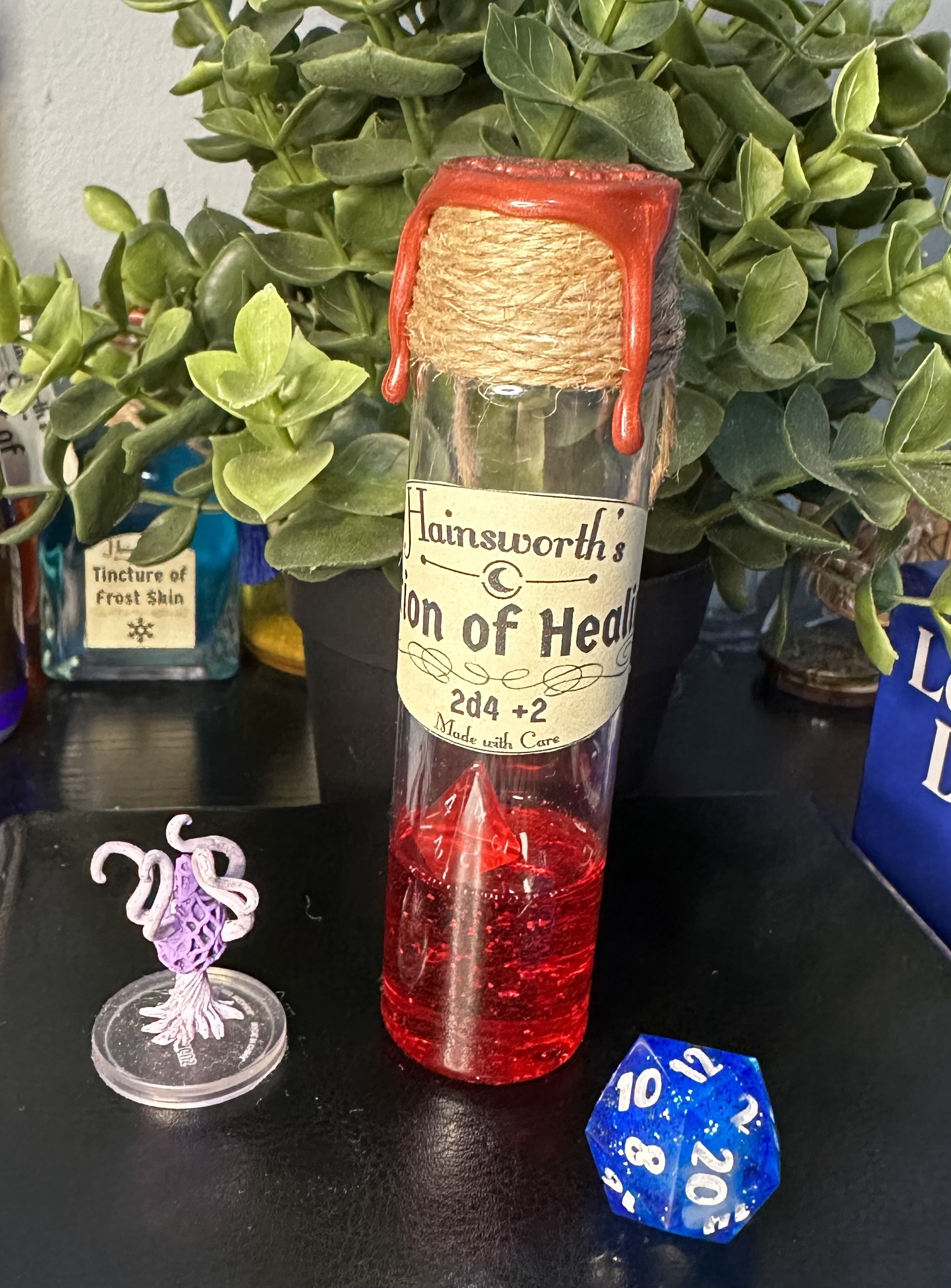 Health Potion D4 Dice Roller