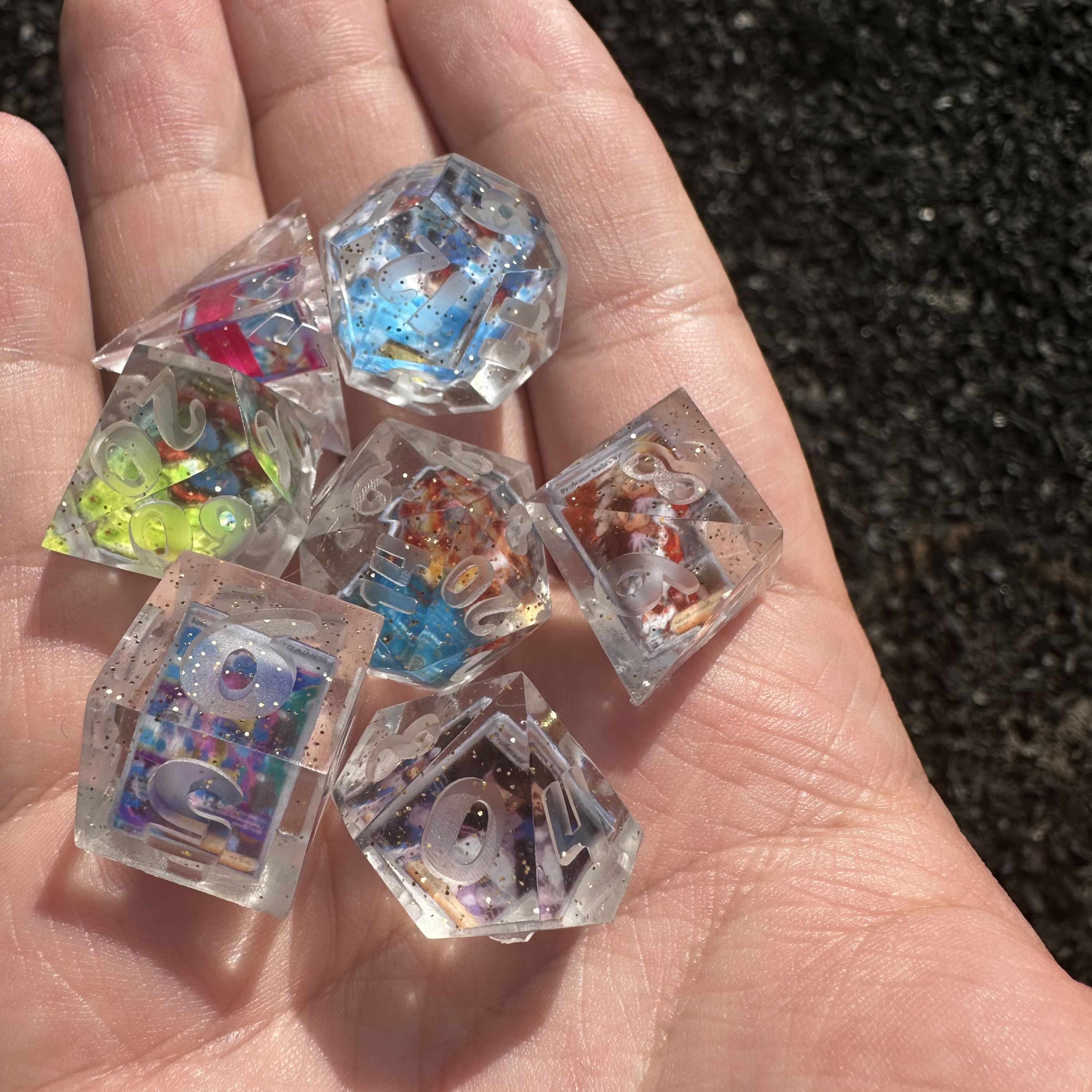 Custom Pokemon Card Dice