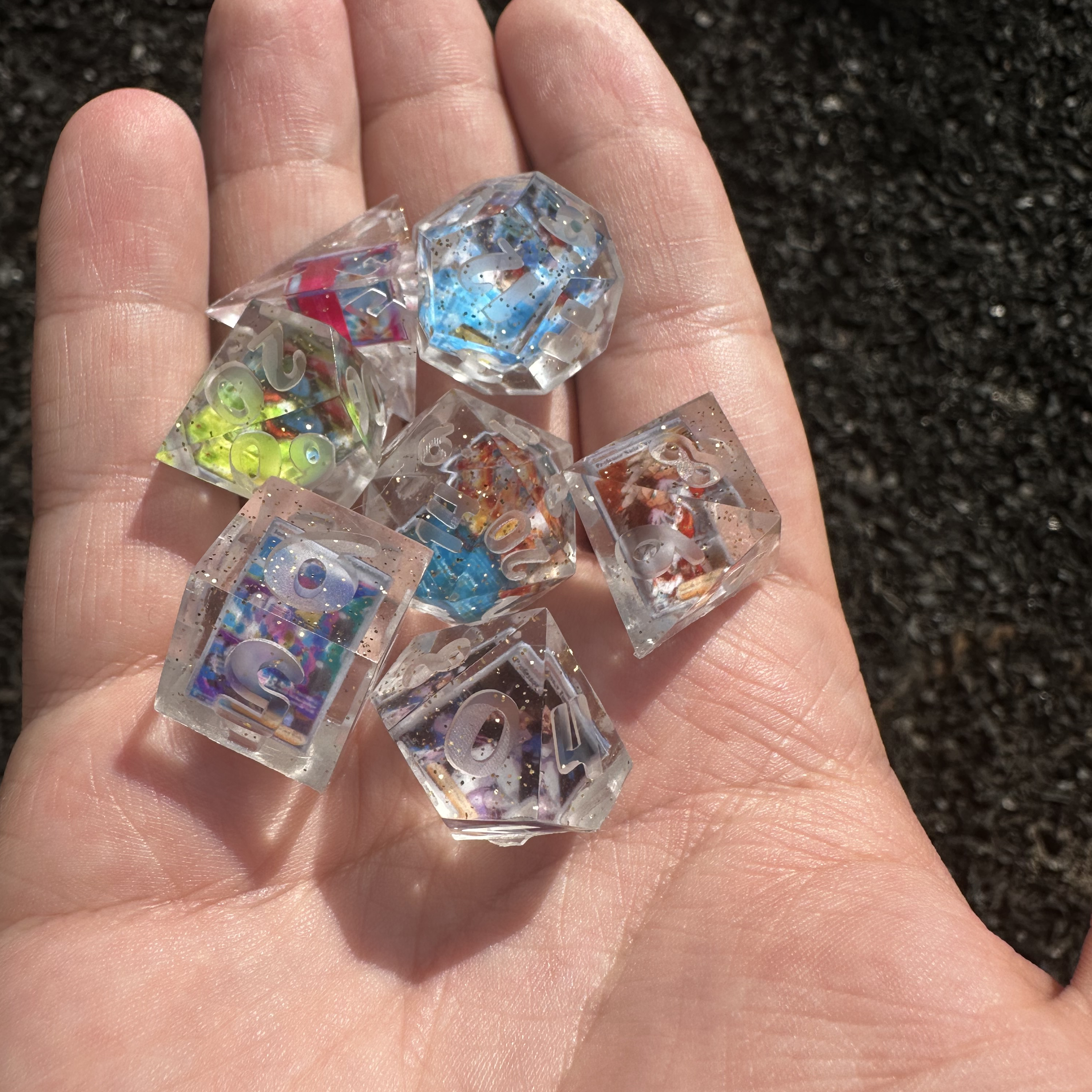 Custom Pokemon Card Dice