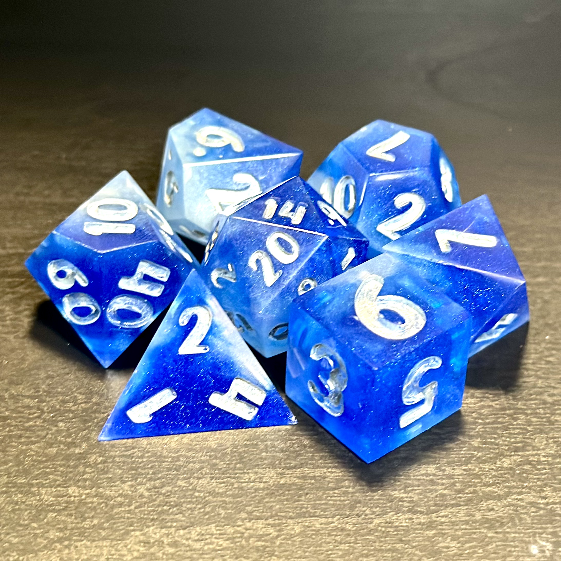 Bermuda Waves - Resin Dice Set