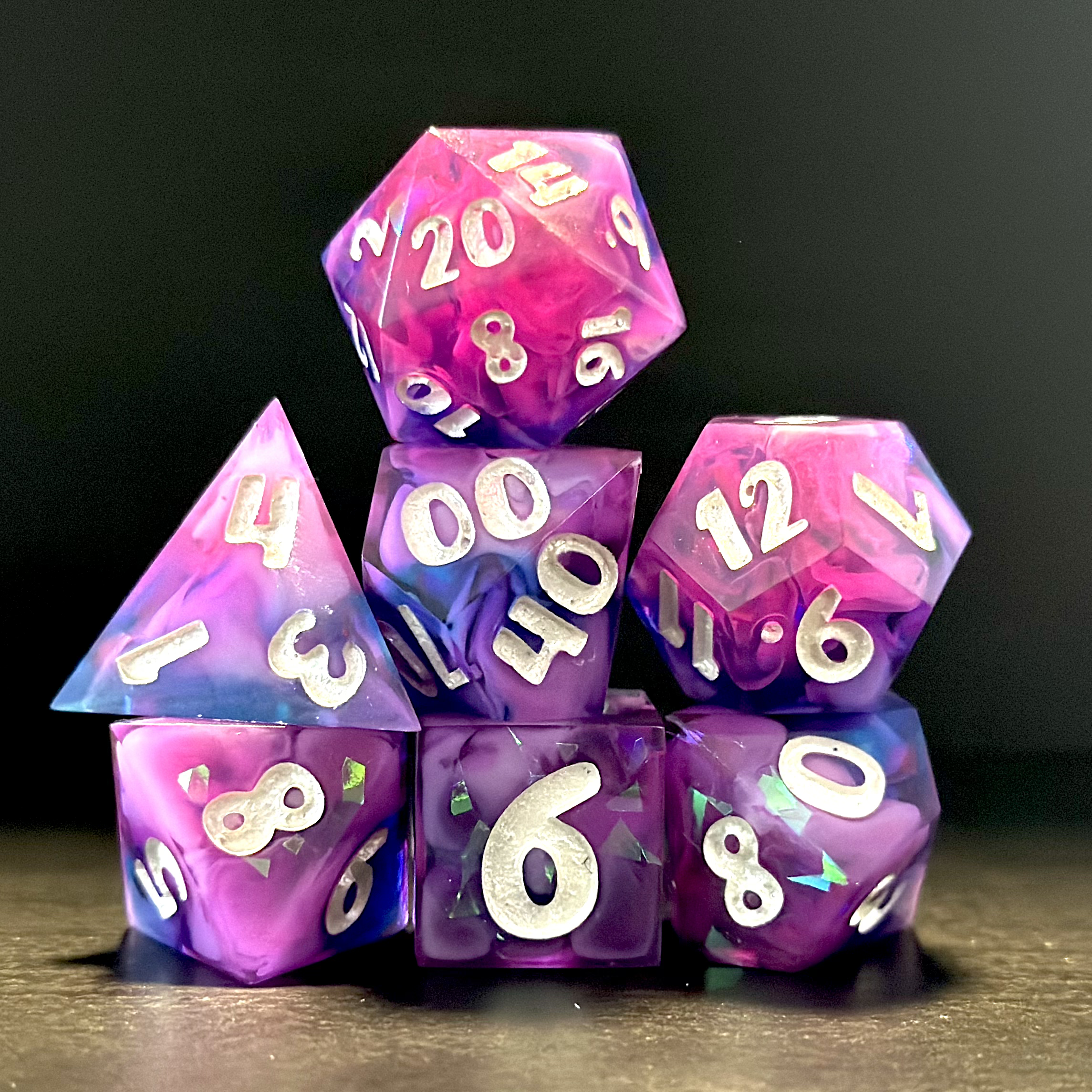 Cosmic Soliloquy - Resin Dice Set