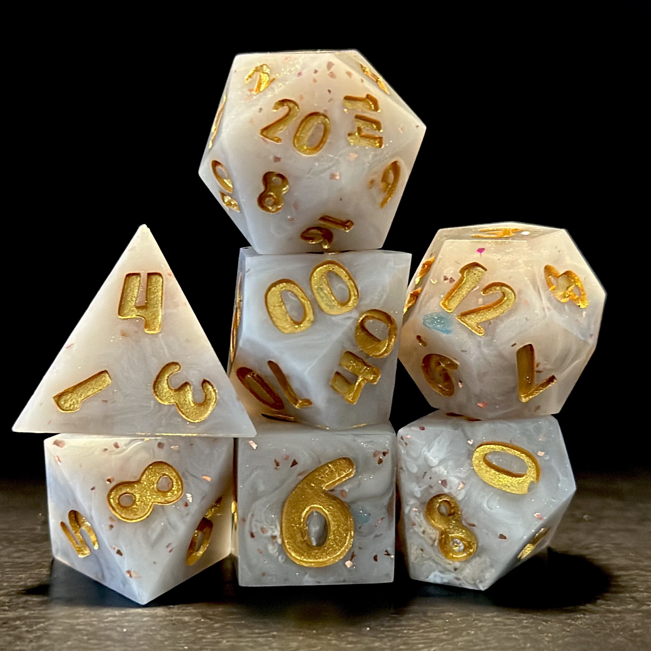 Ithaca's Crown - Resin Dice Set