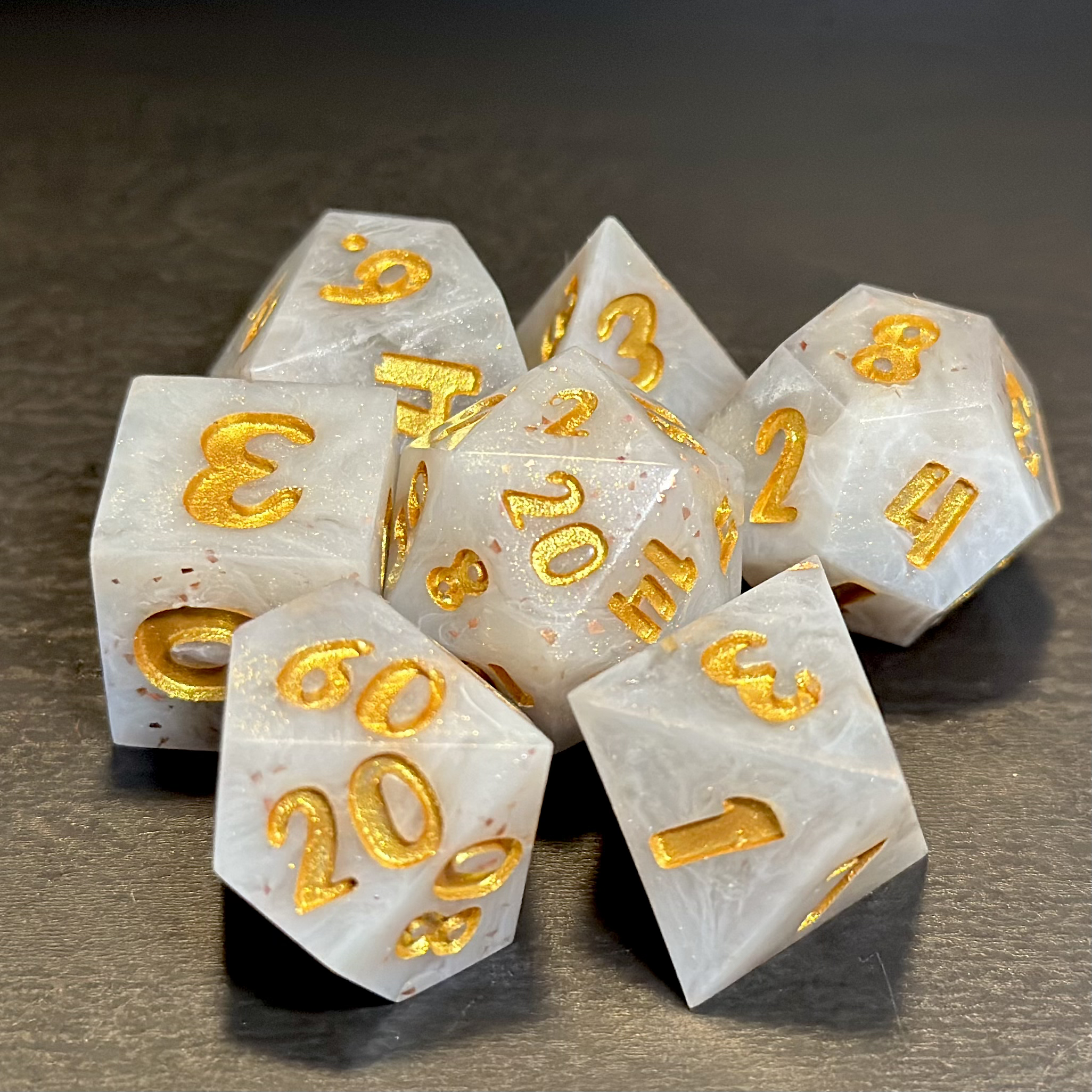 Ithaca's Crown - Resin Dice Set