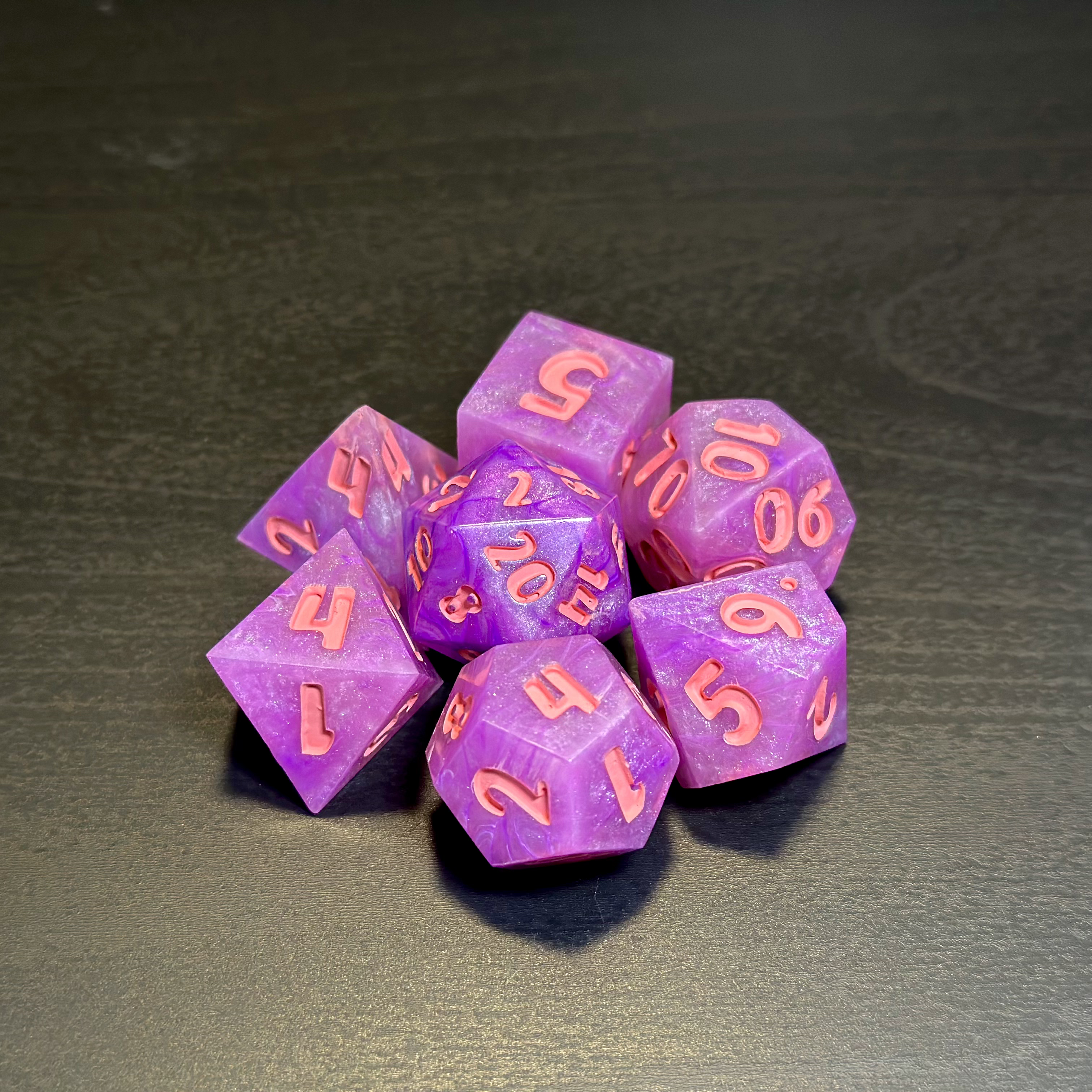 Pastel Dawn - Resin Dice Set