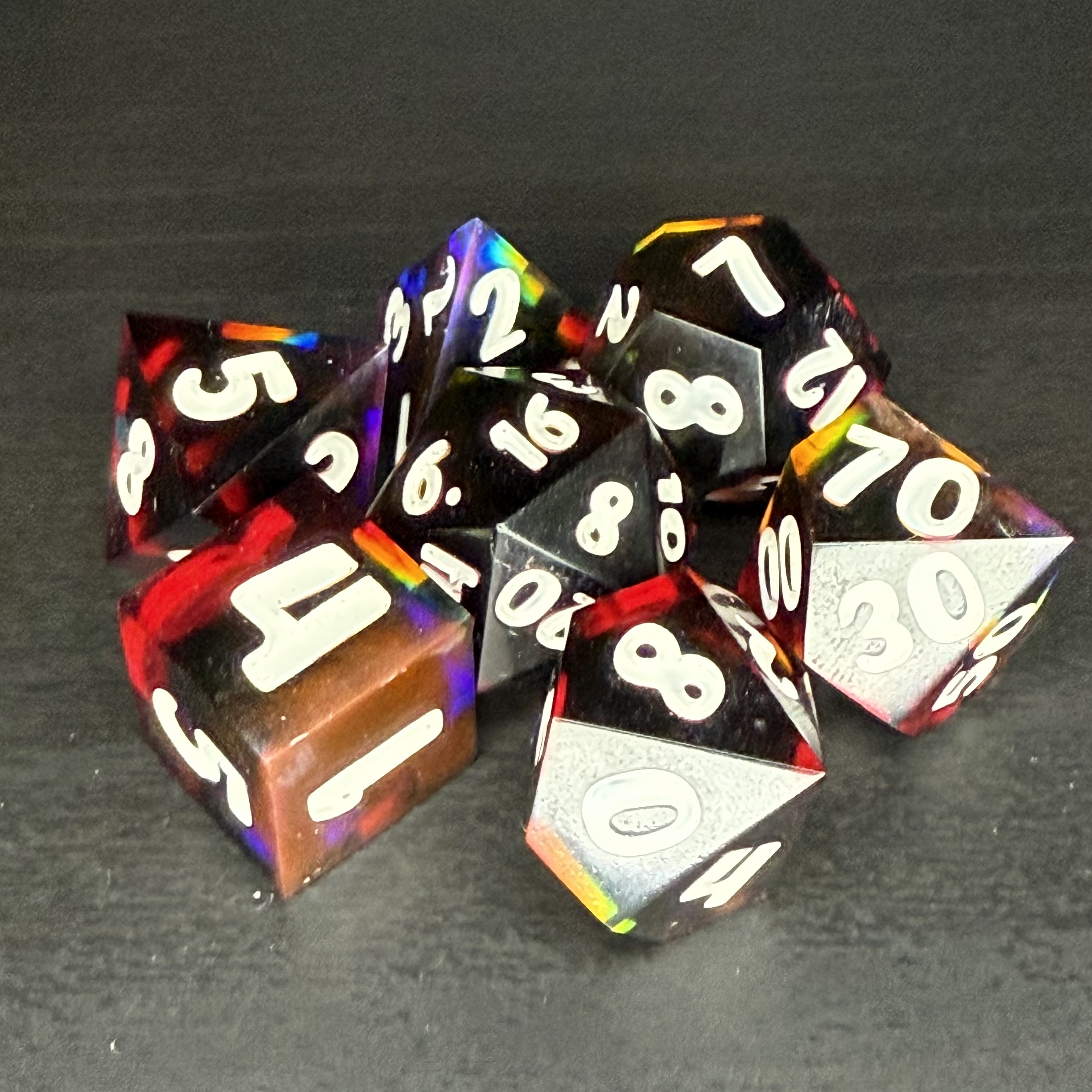 Prismatic Pantheon - Resin Dice Set
