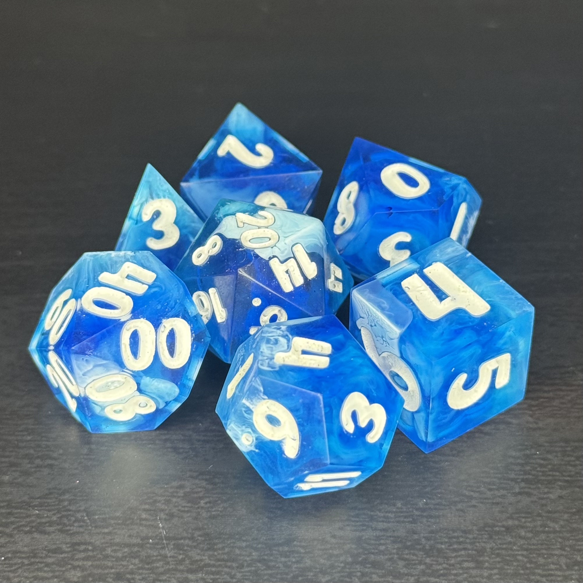 Poseidon's Wrath - Resin Dice Set