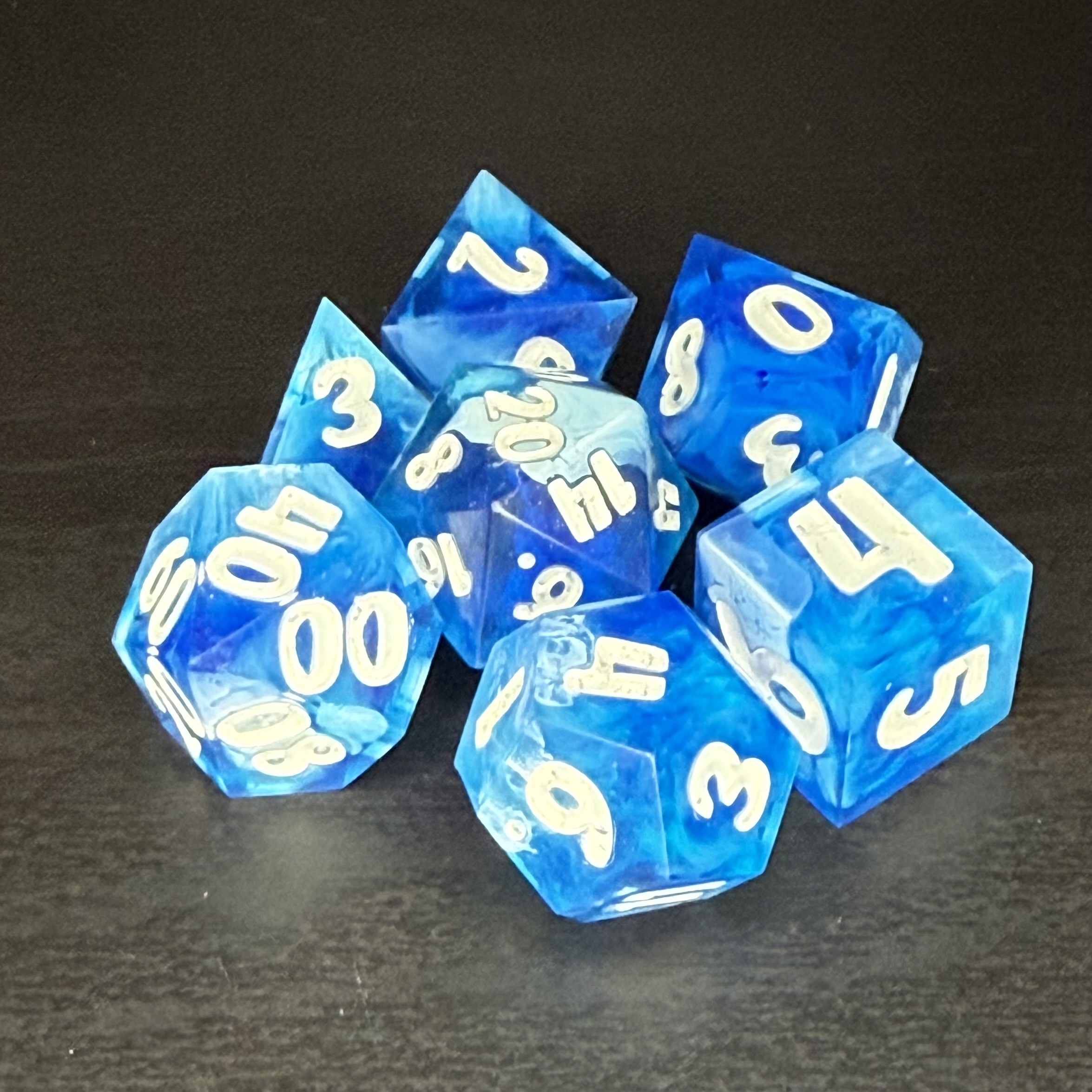 Poseidon's Wrath - Resin Dice Set