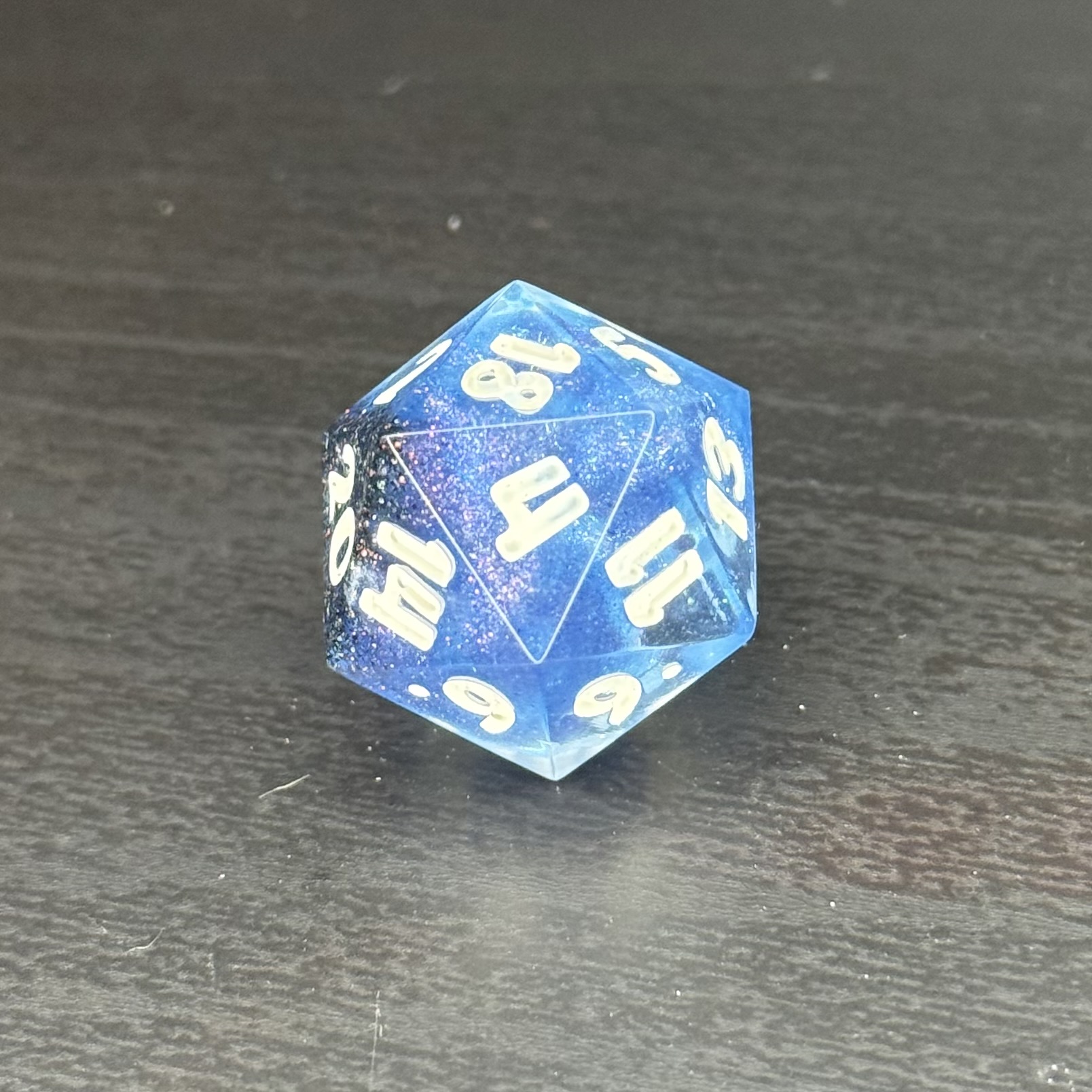 Midnight Descent - Resin Dice Set