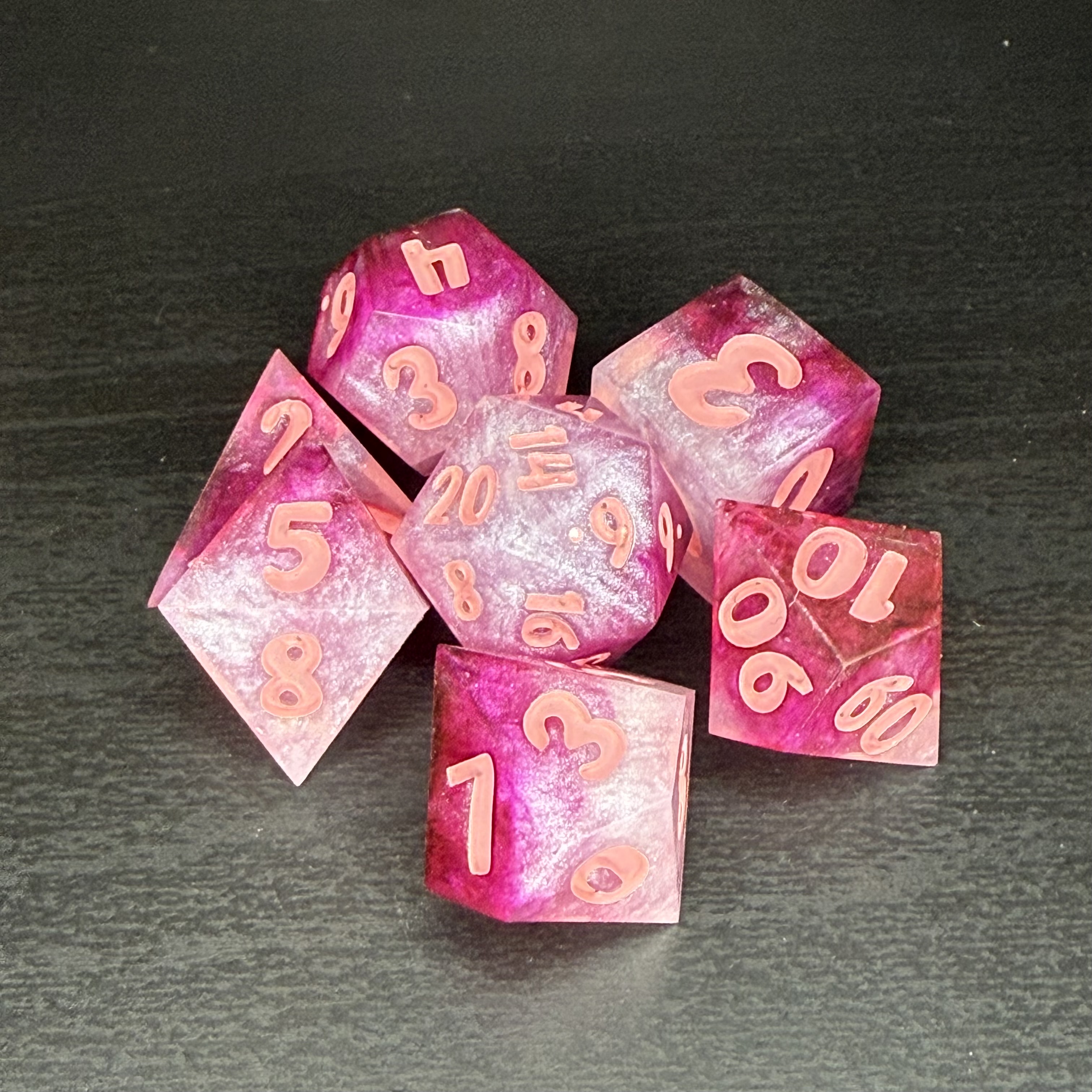 Aphrodite's Affection - Resin Dice Set