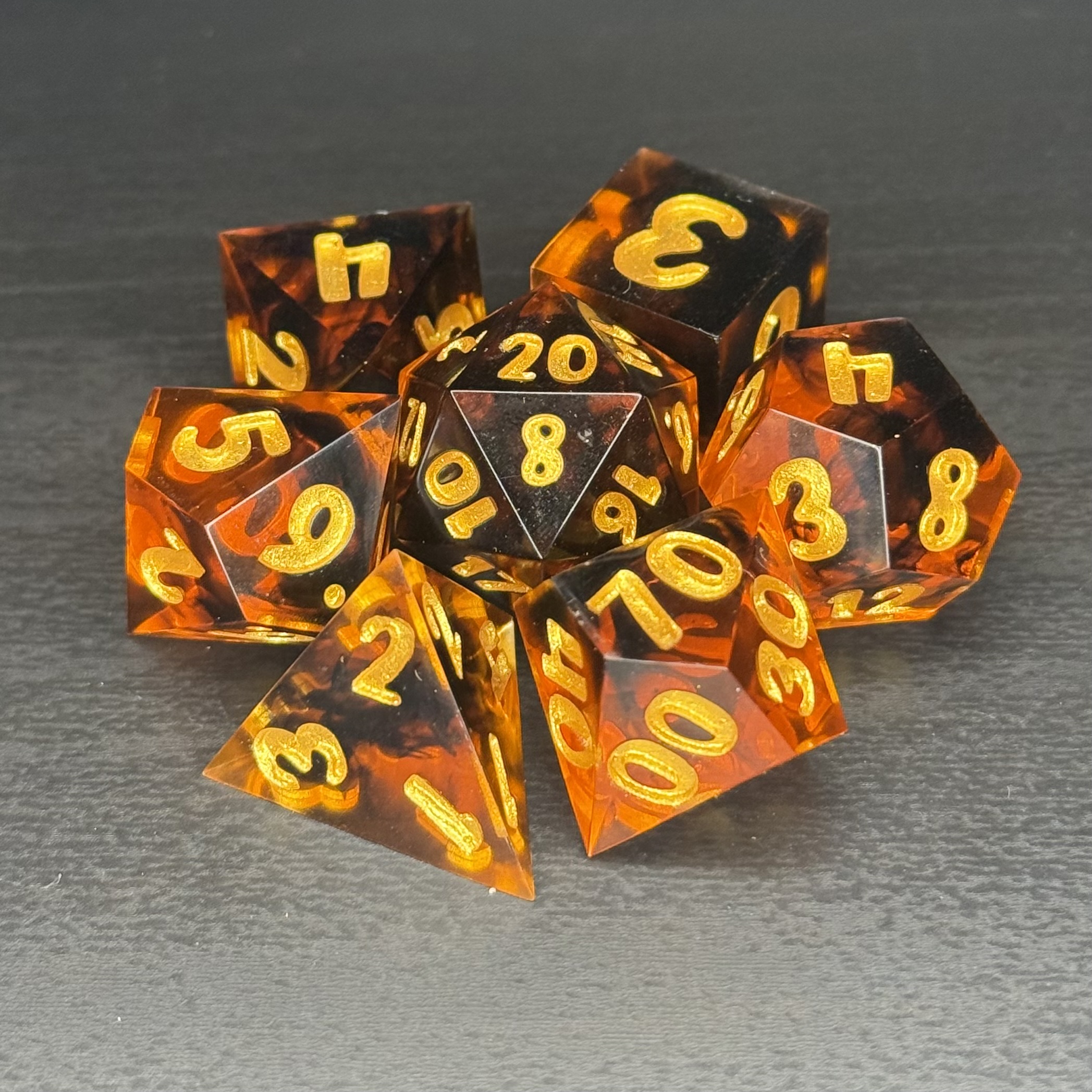 Brimstone - Resin Dice Set