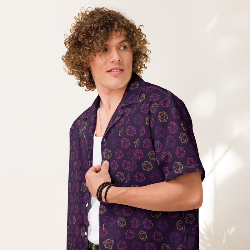 Critical - All Over Pattern Button Up DnD Shirt
