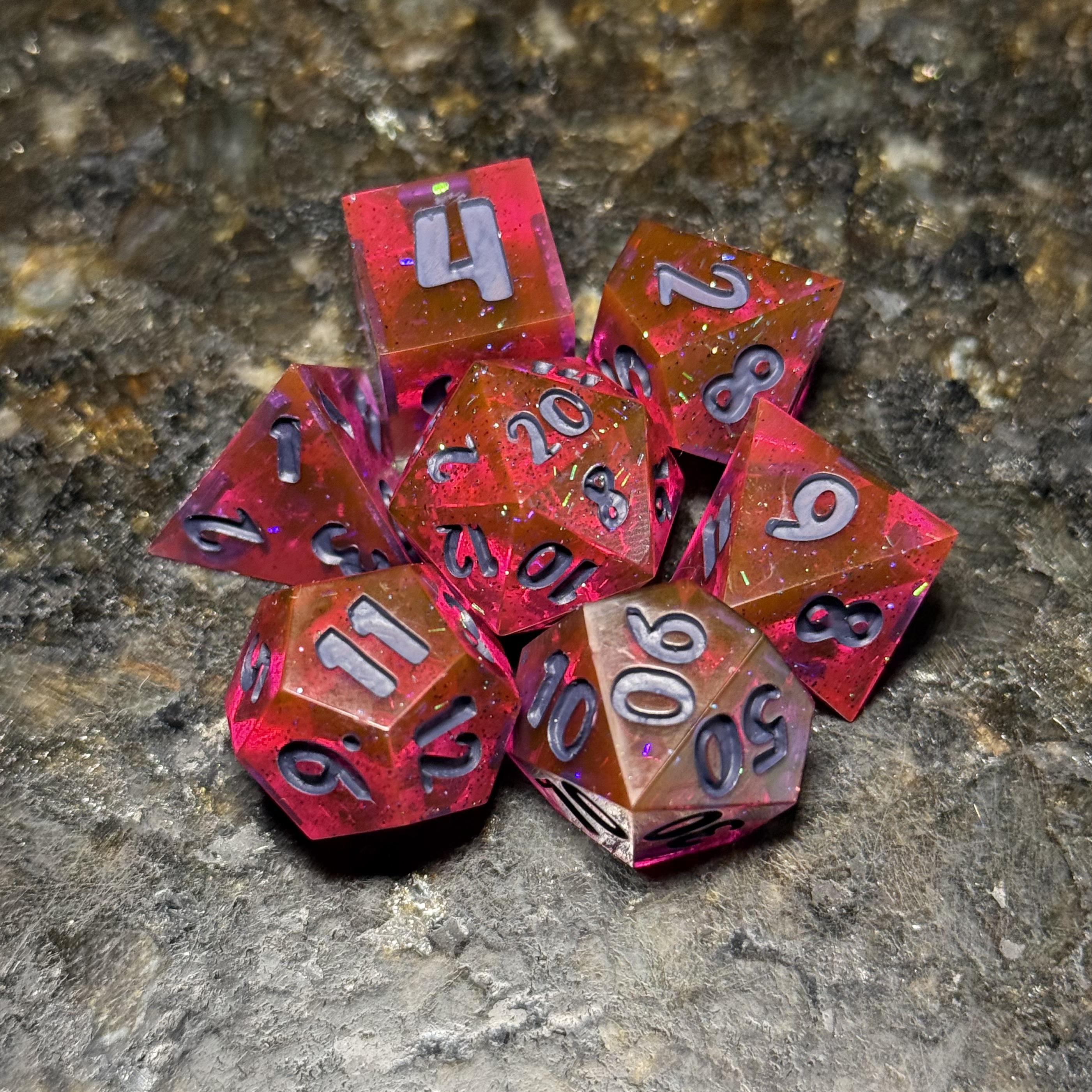 Roscato Shimmer - Resin Dice Set