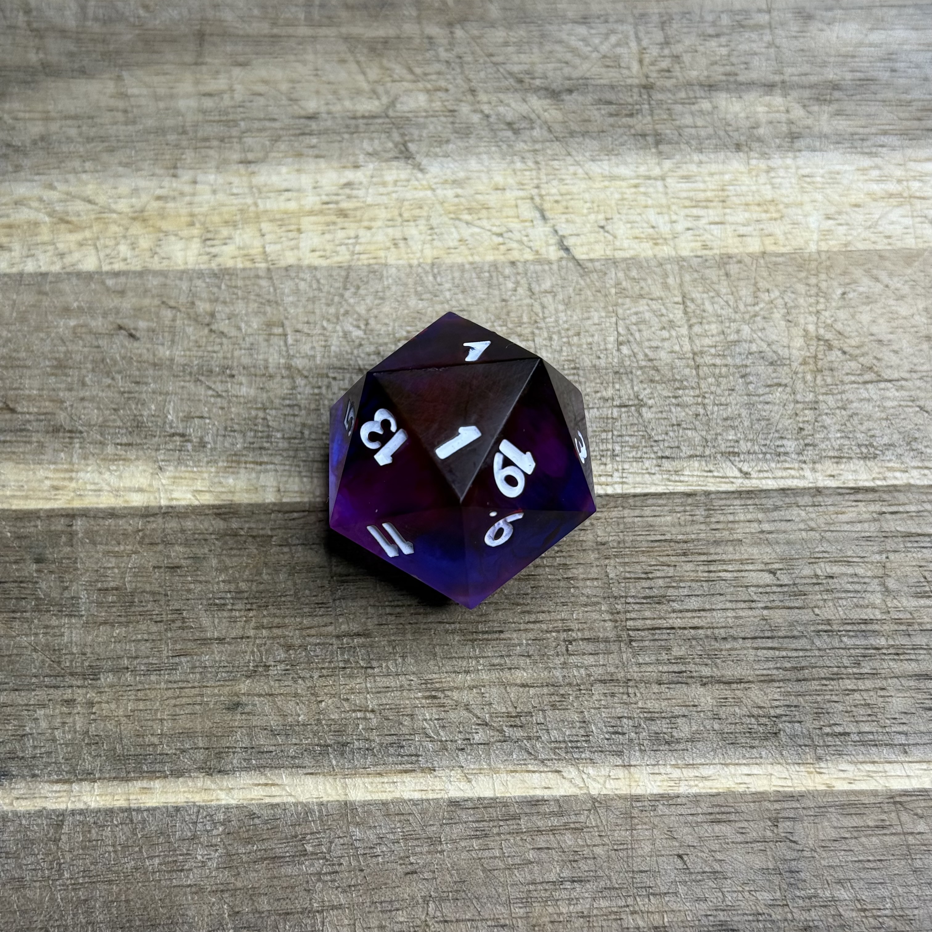 Edge of Oblivion | 35mm Chonk d20 | DnD RPG Dice