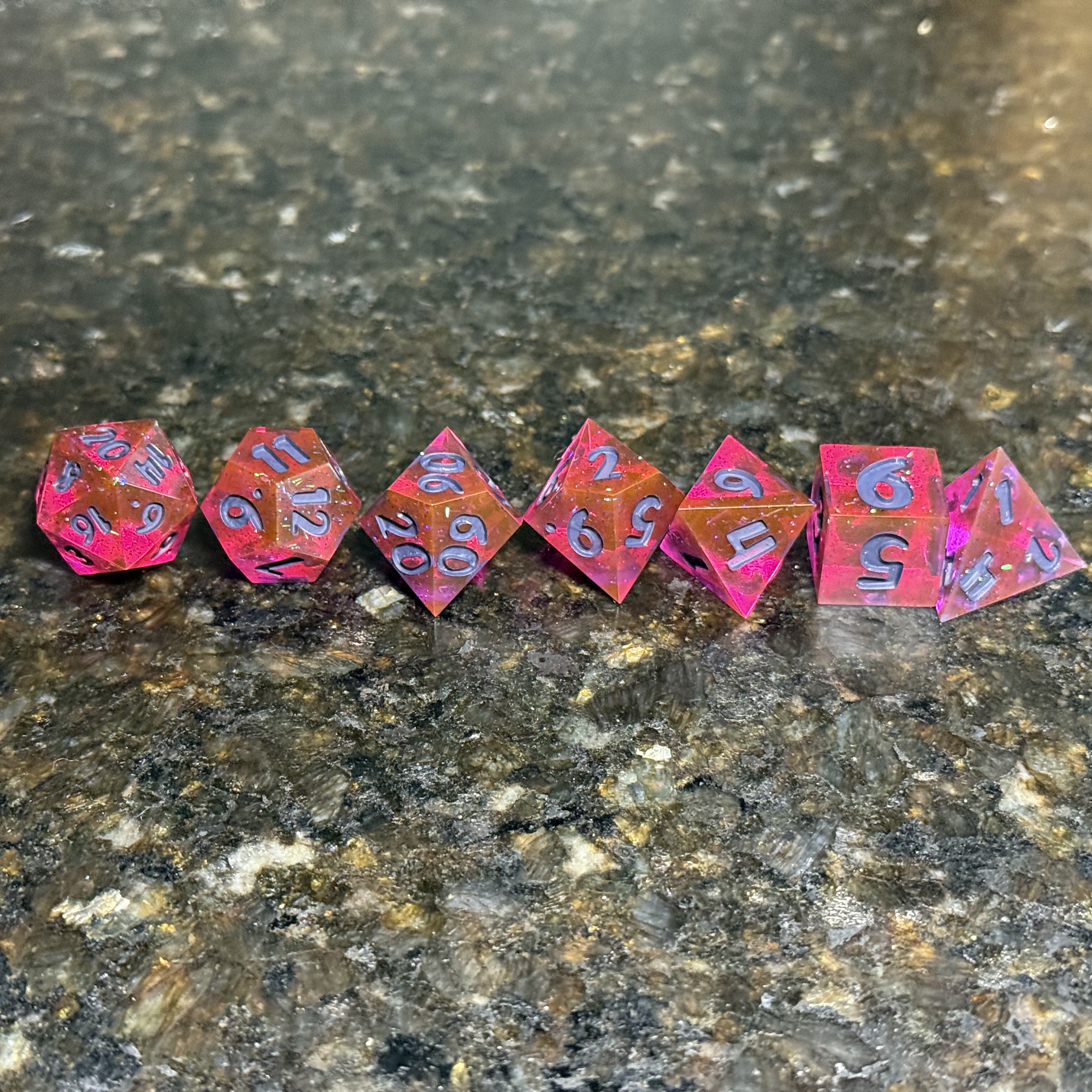 Roscato Shimmer - Resin Dice Set