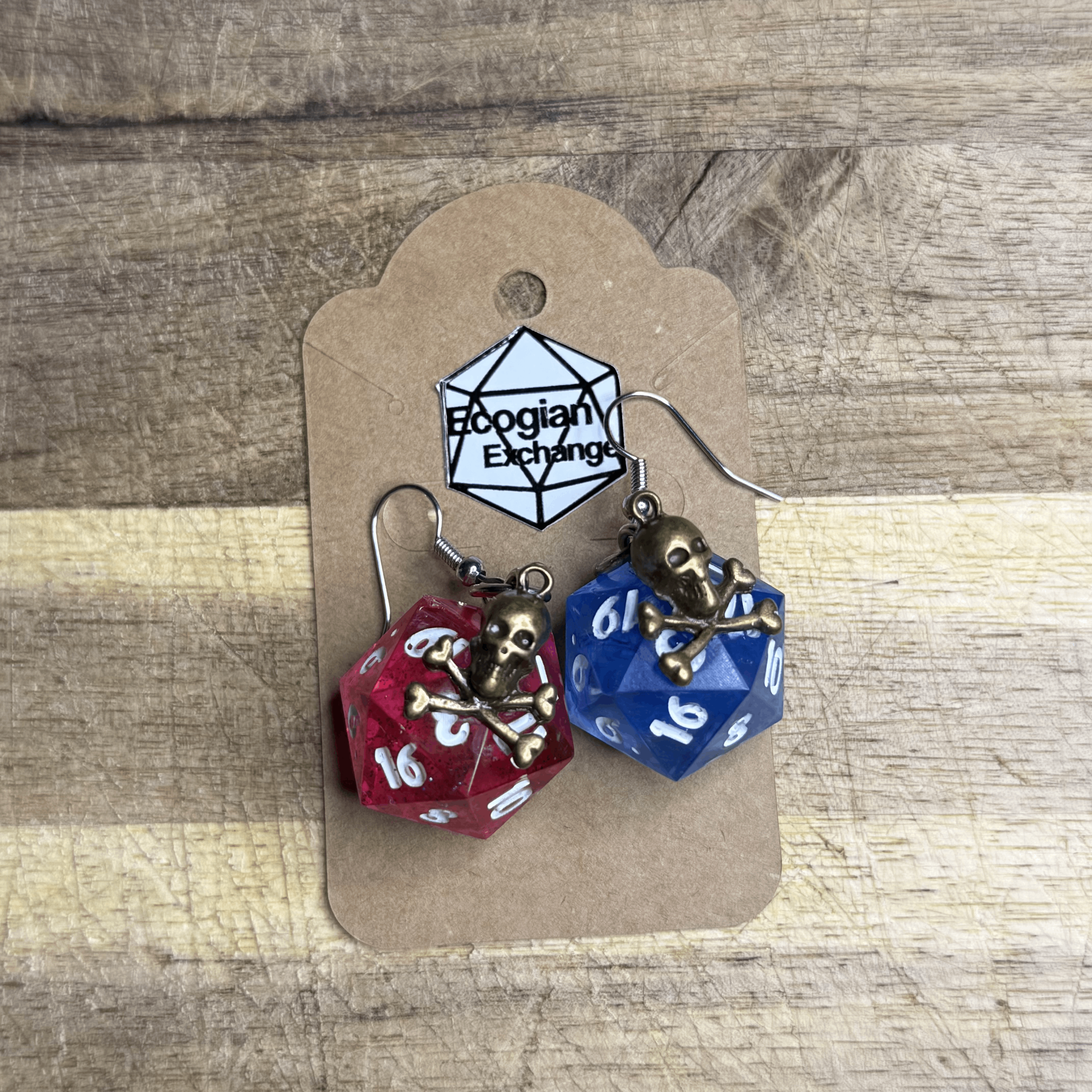 Death Saves | D20 Earrings 