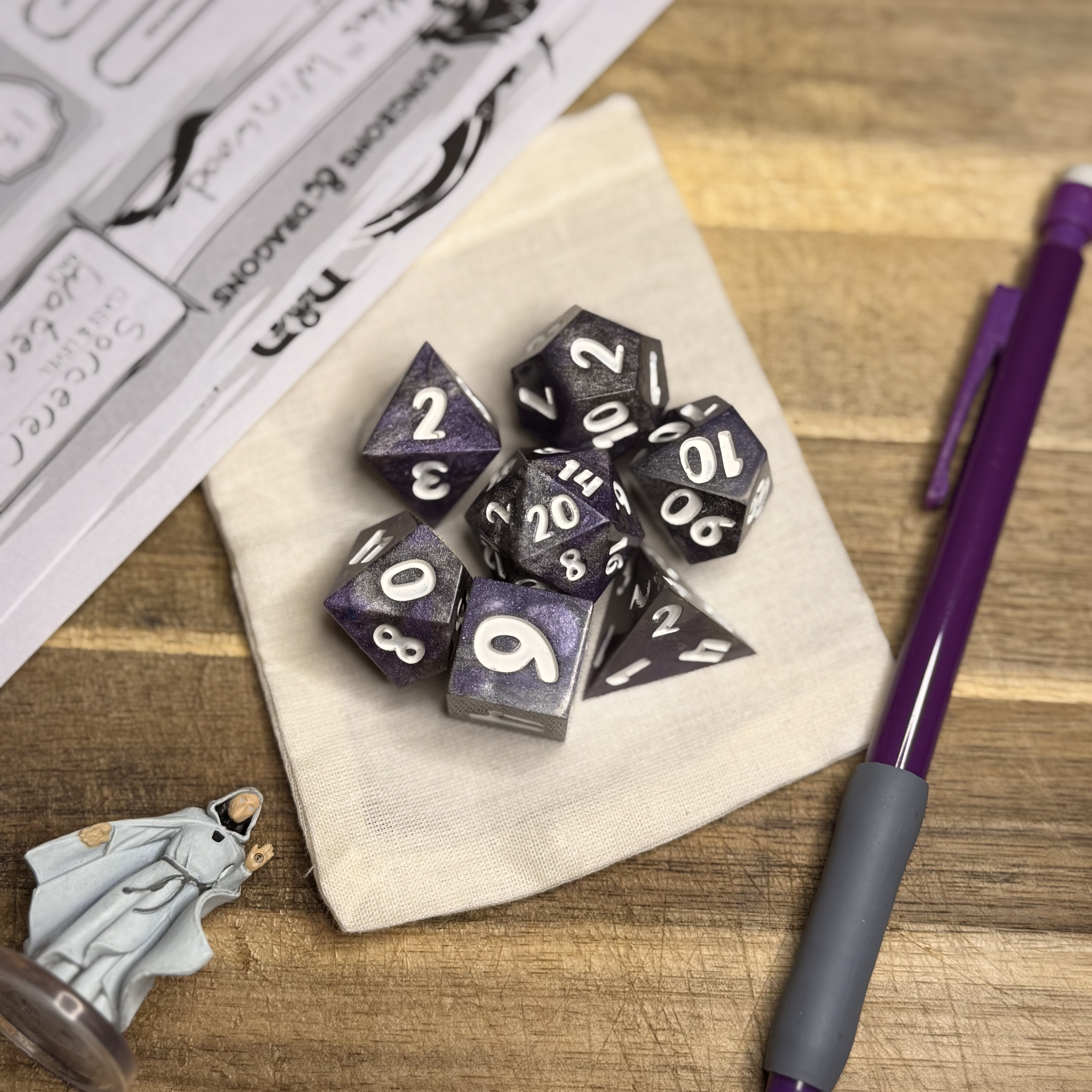 Arsenic - Resin Dice Set