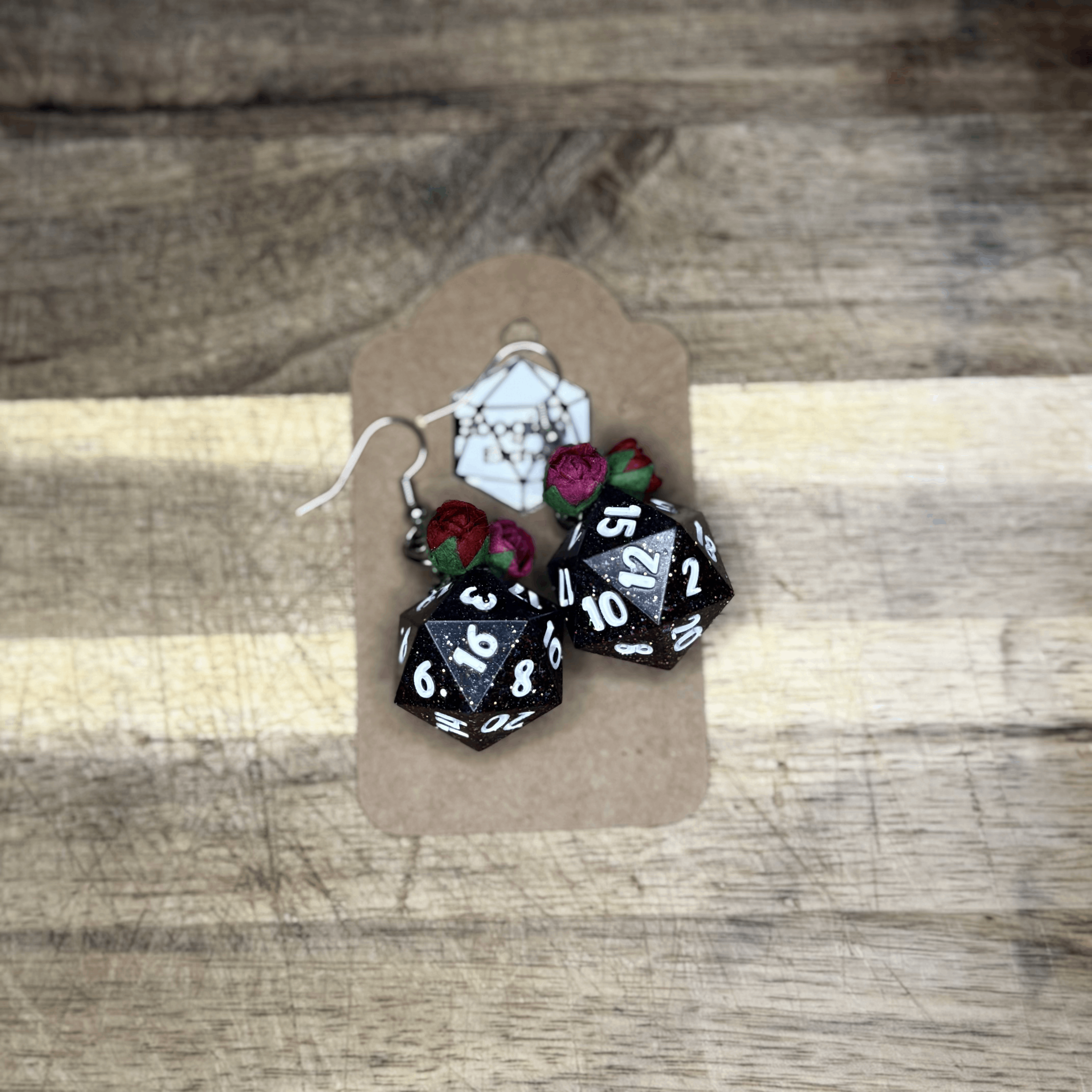 Stardust | D20 Earrings 