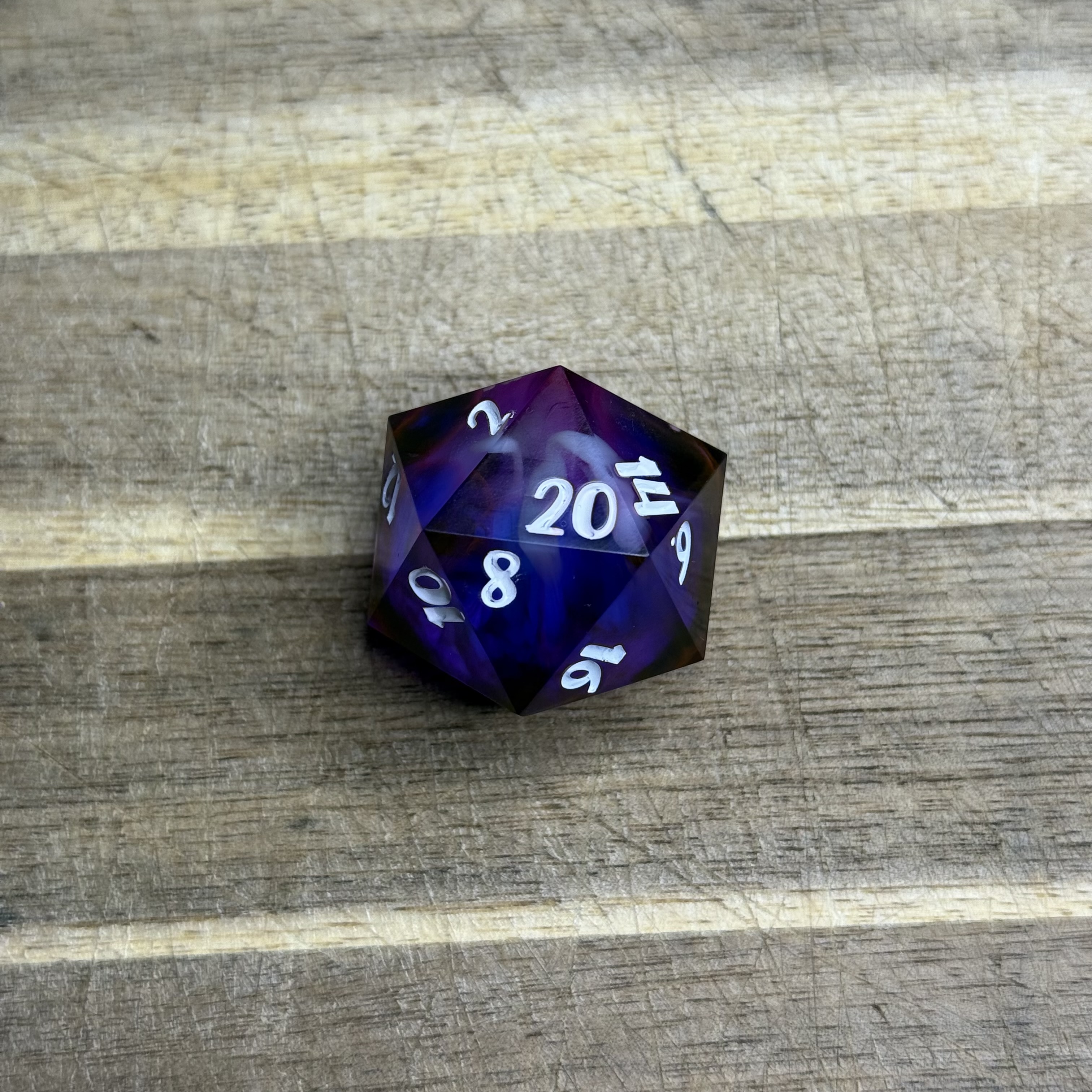 Edge of Oblivion | 35mm Chonk d20 | DnD RPG Dice