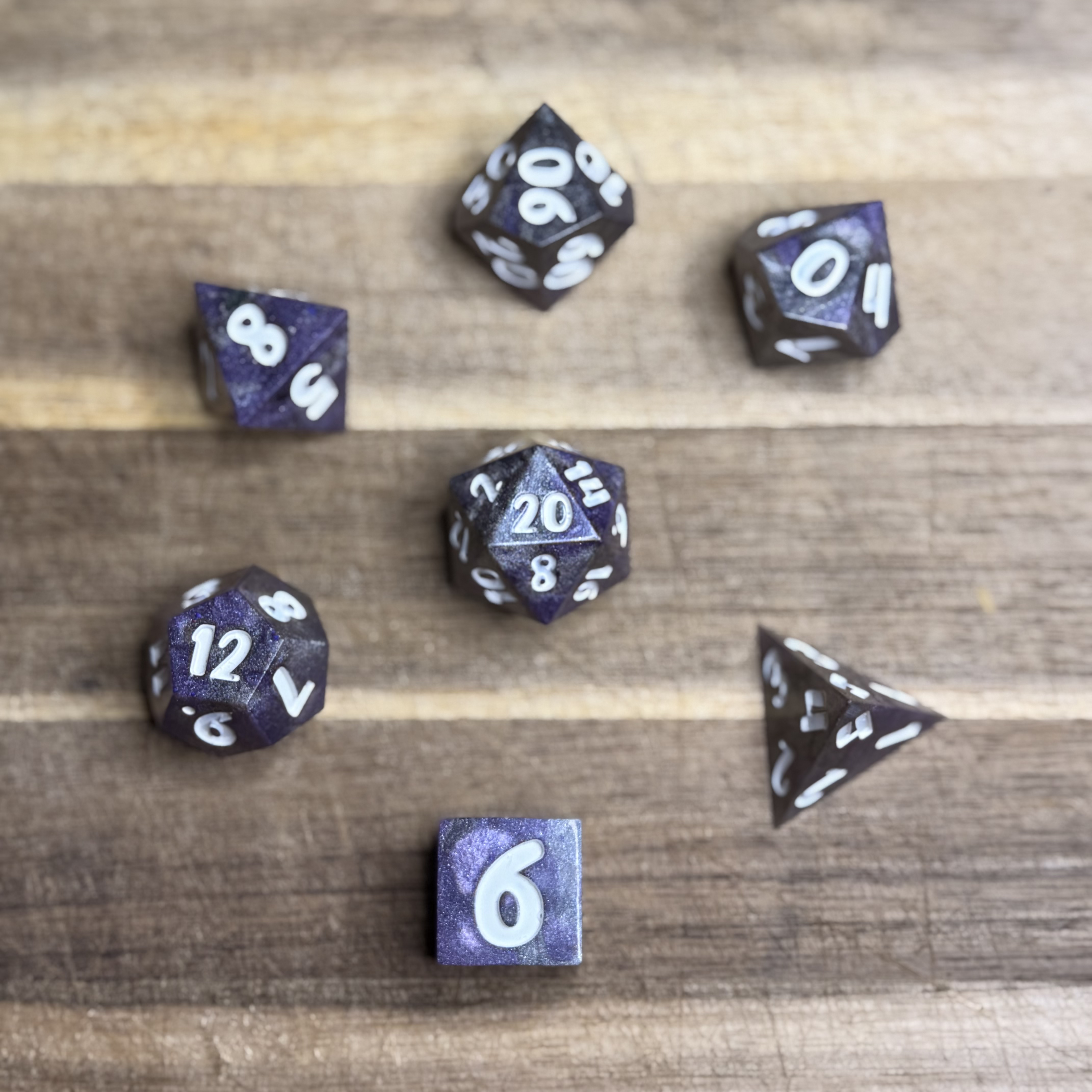 Arsenic - Resin Dice Set
