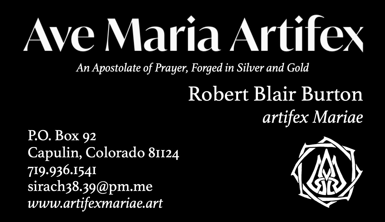 Ave Maria Artifex