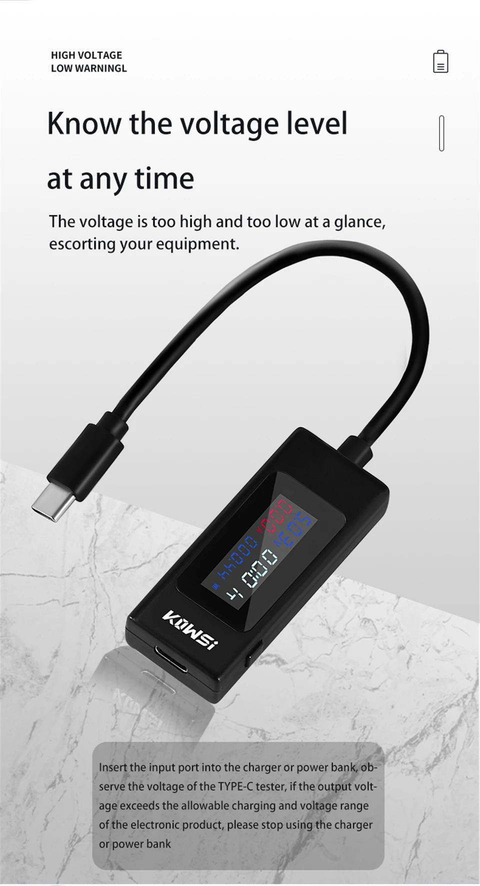 USB C Diagnostic Meter