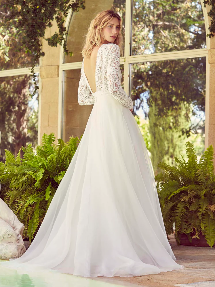 Robes de mariée Aminta Margaux Tardits