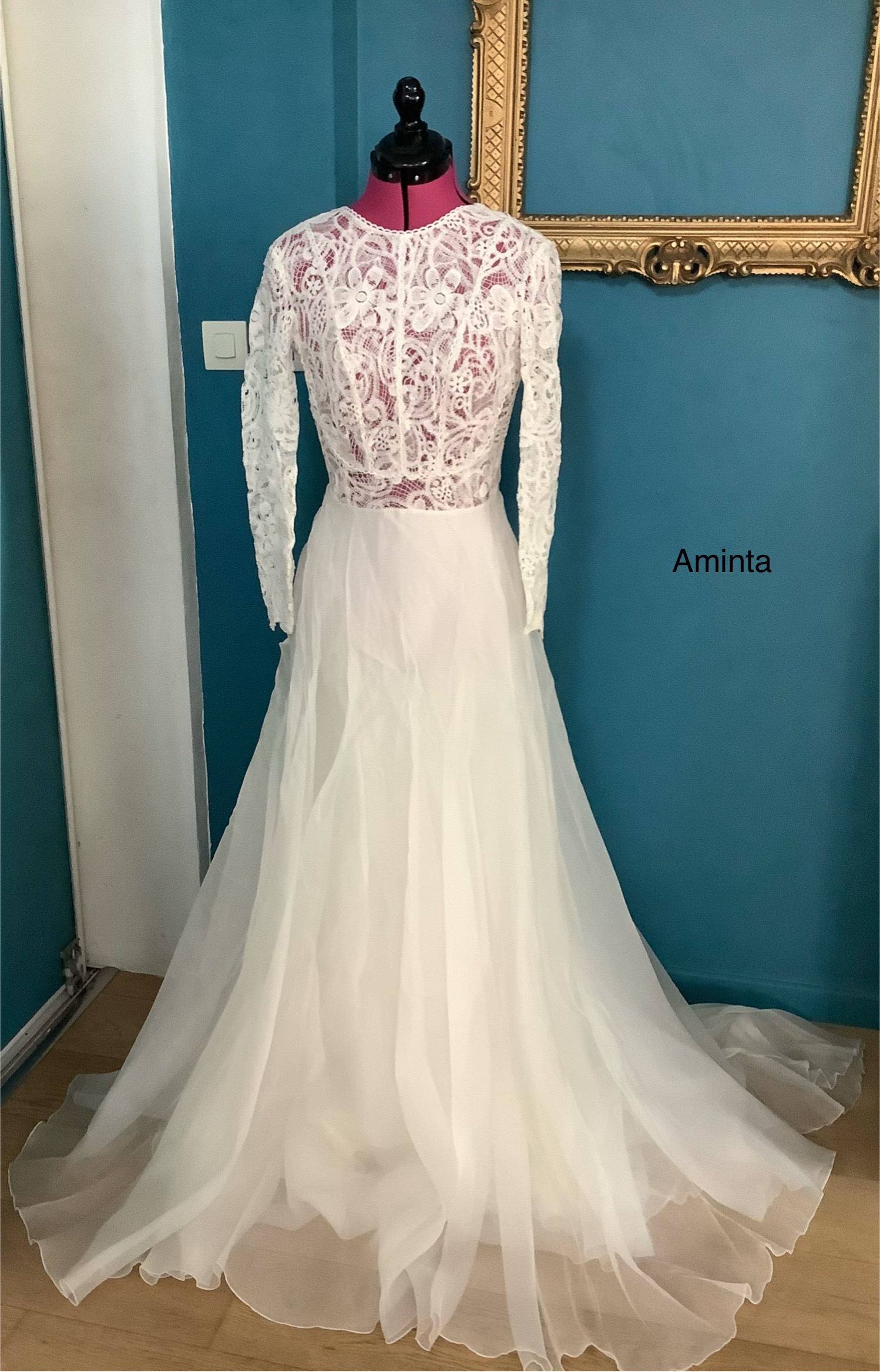 Robes de mariée Aminta Margaux Tardits